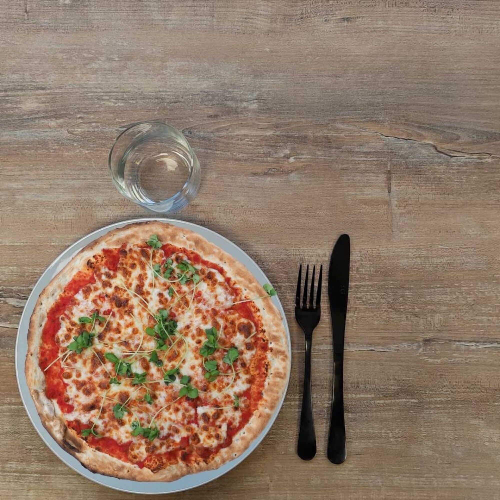 Plateau Ø120 decor chene slovene