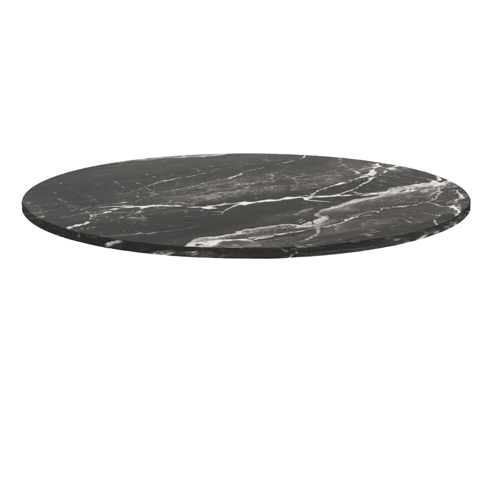 Plateau Ø90 decor marbre royal