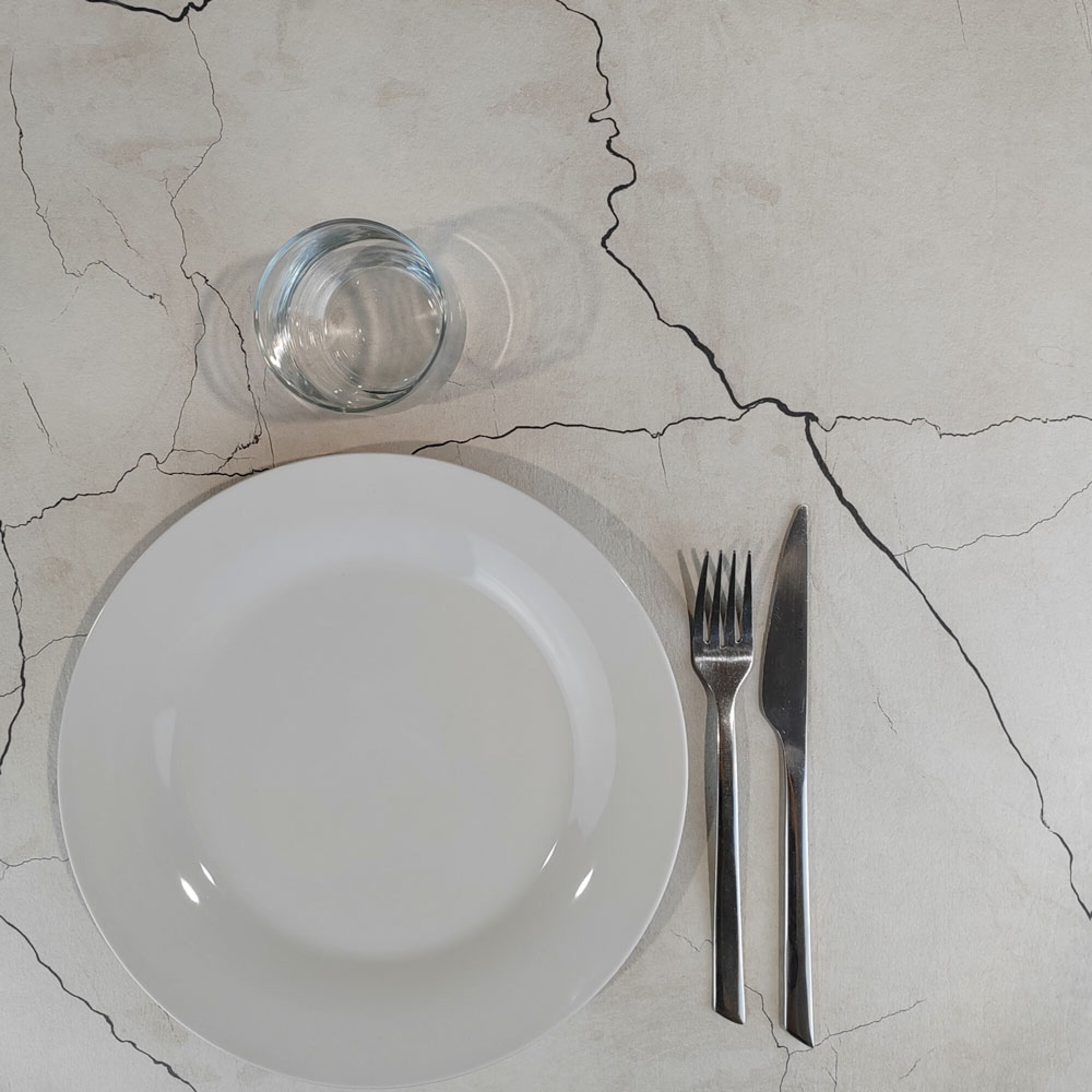 Table 120x70cm - modèle Milan lune blanche