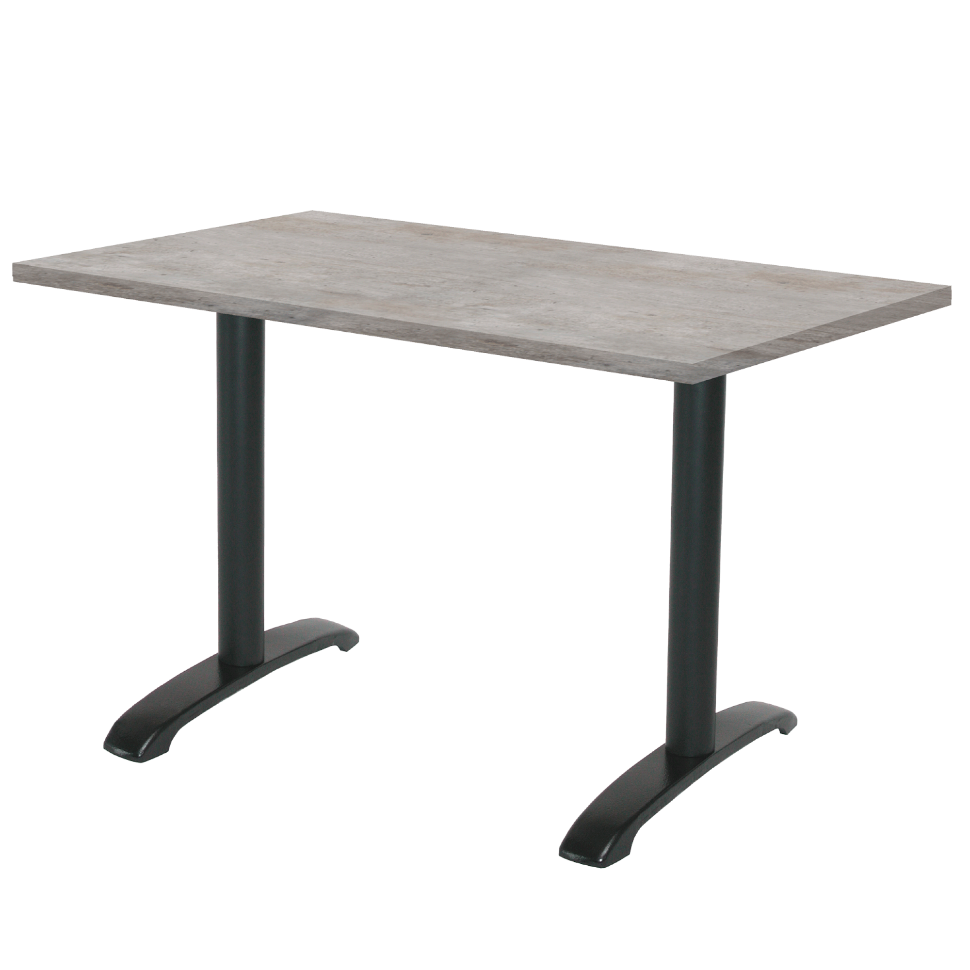 Table 160x80cm - modèle Bazila béton naturel