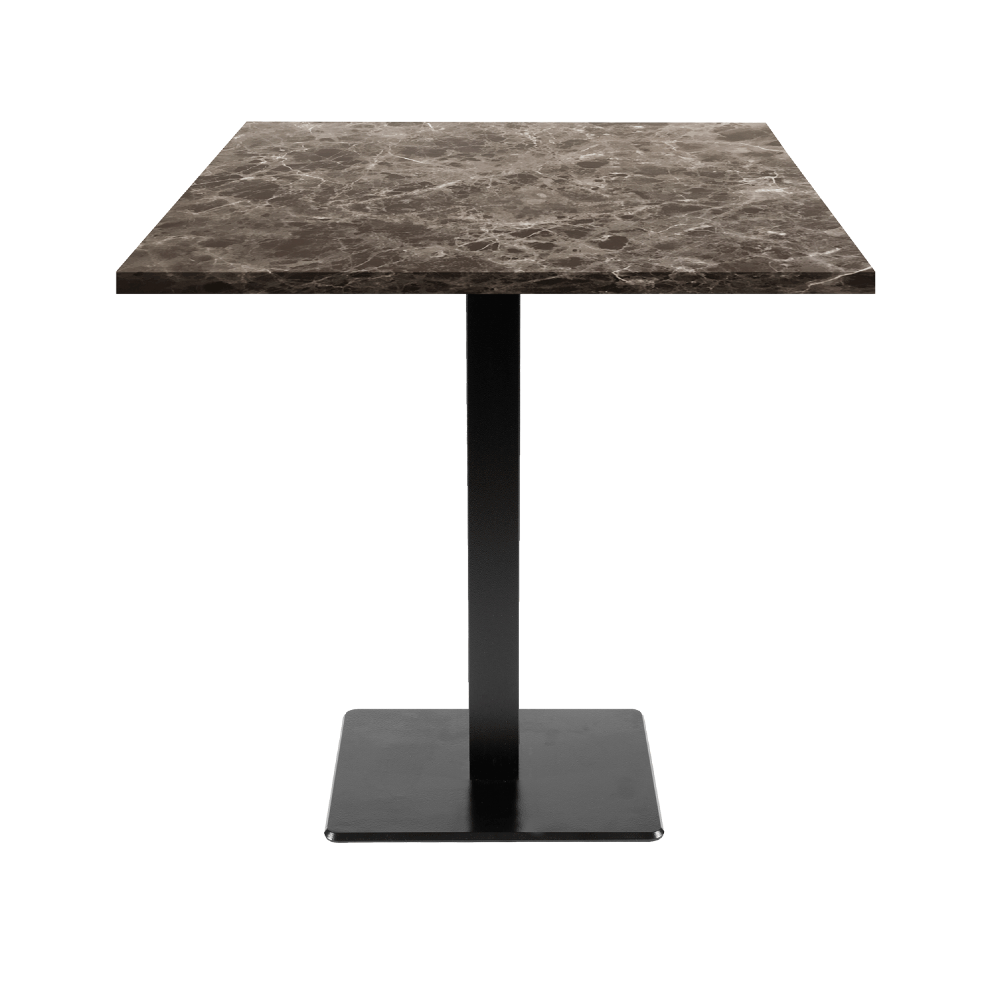 Table 70x70cm - modèle Milan marbre indra