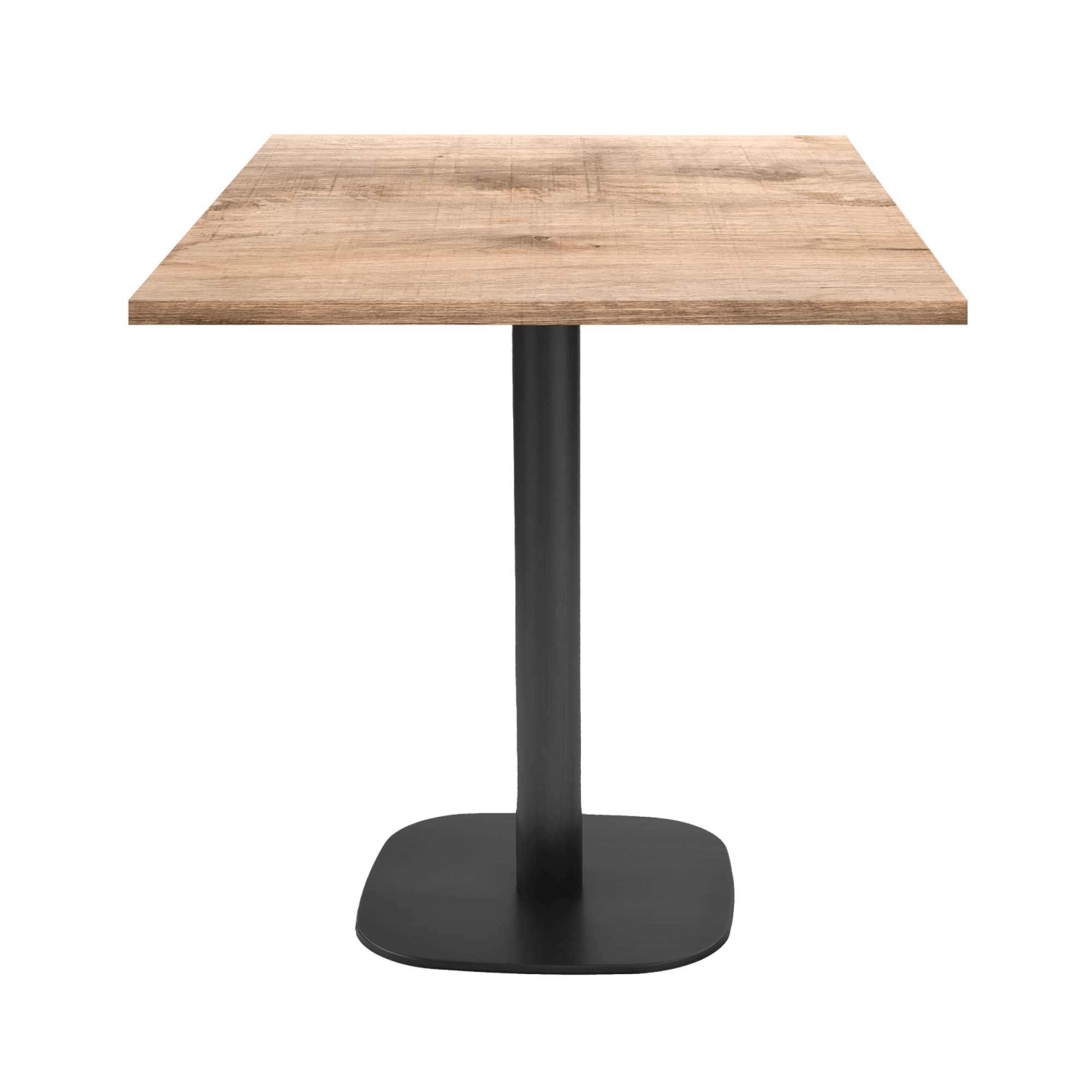 Table 70x70cm - modèle Round bois tanin naturel