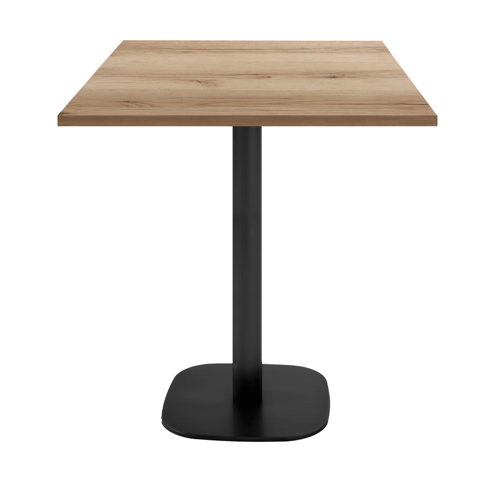 Table 70x70cm - modèle Round snack chene delano