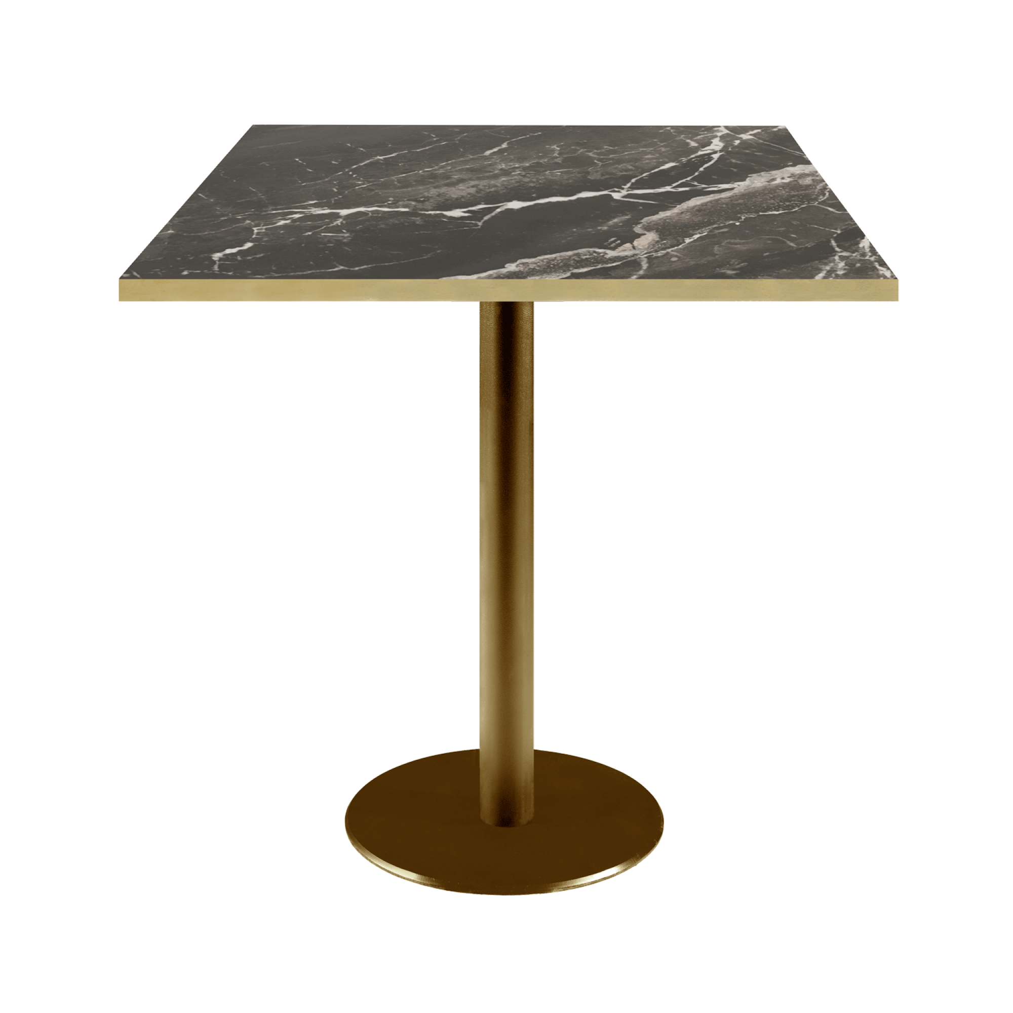Table 70x70cm Rome bistrot marbre veiné