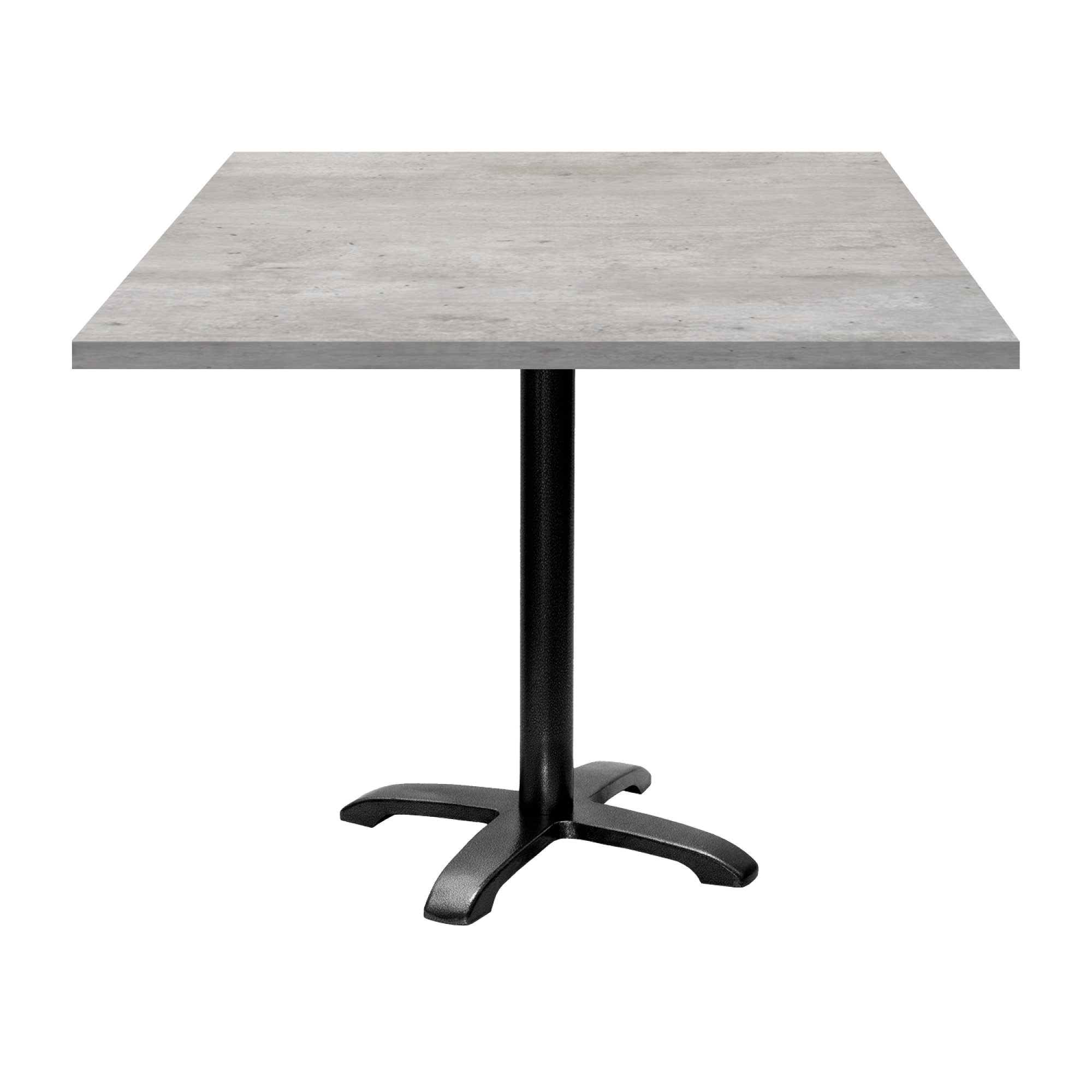 Table 90x90cm - modèle Bazila béton naturel