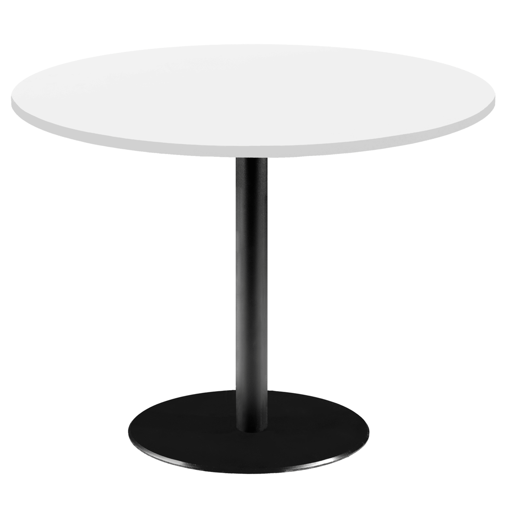 Table Ø120cm - modèle Rome blanc uni