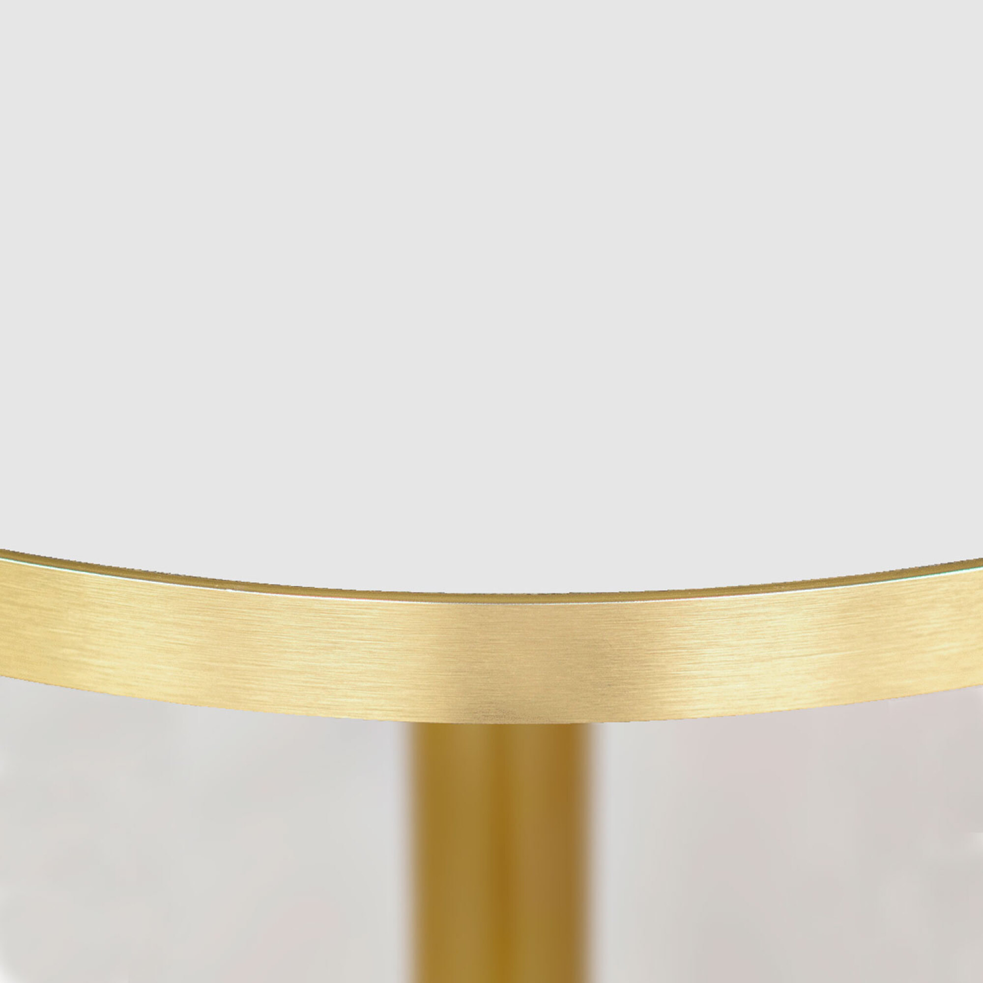 Table Ø120cm Rome bistrot blanche