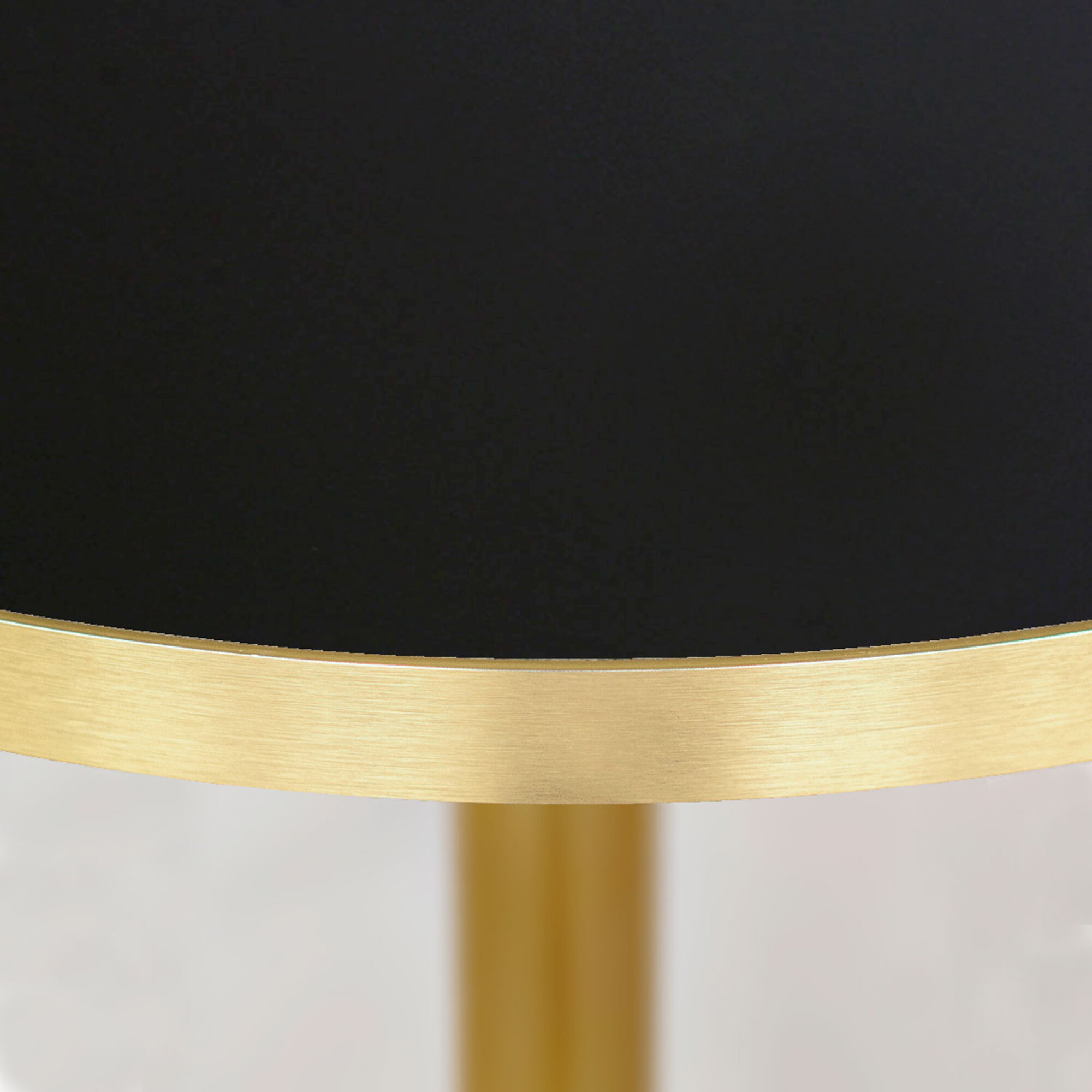 Table Ø120cm Rome bistrot noire