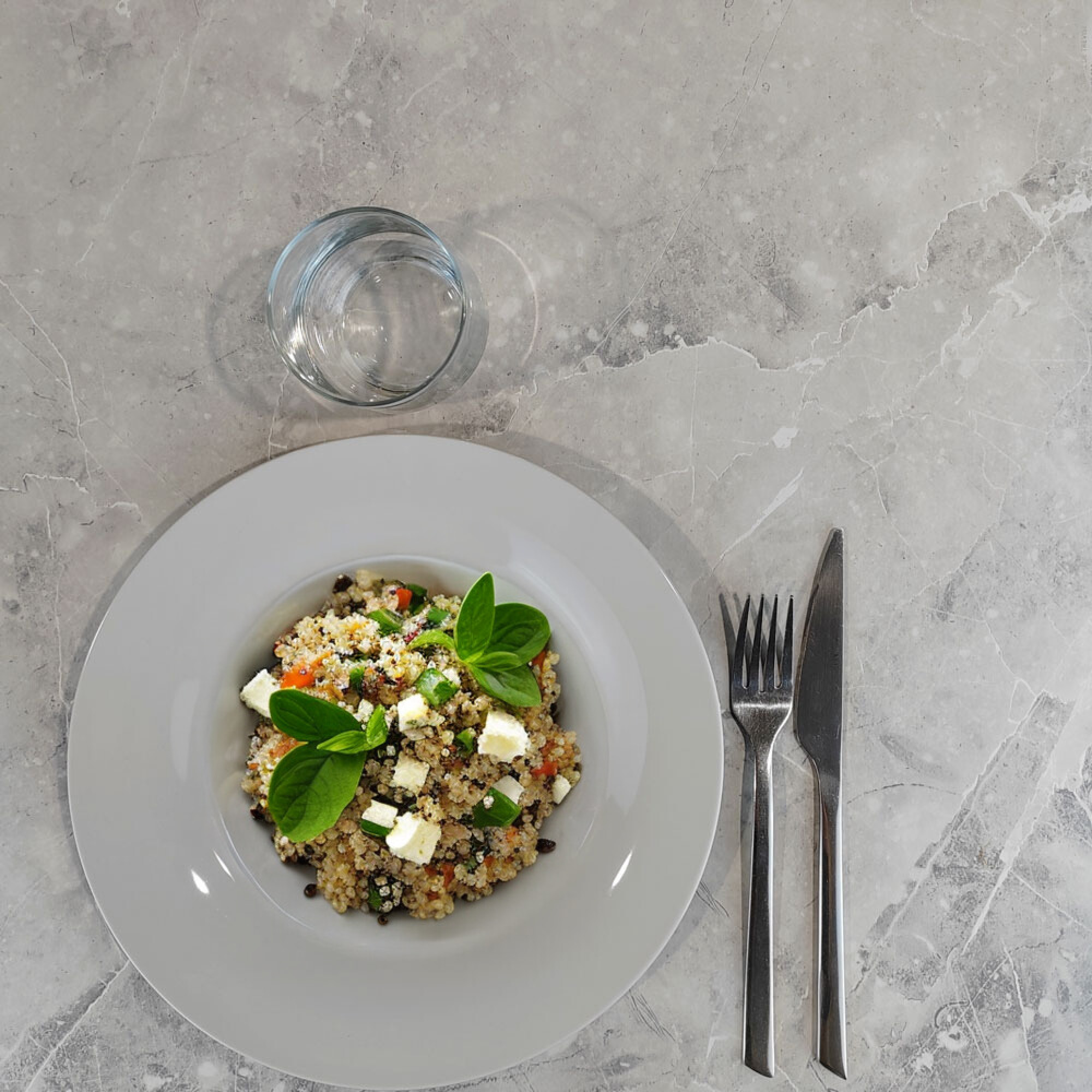 Table Ø70cm - modèle Round marbre de trevisse