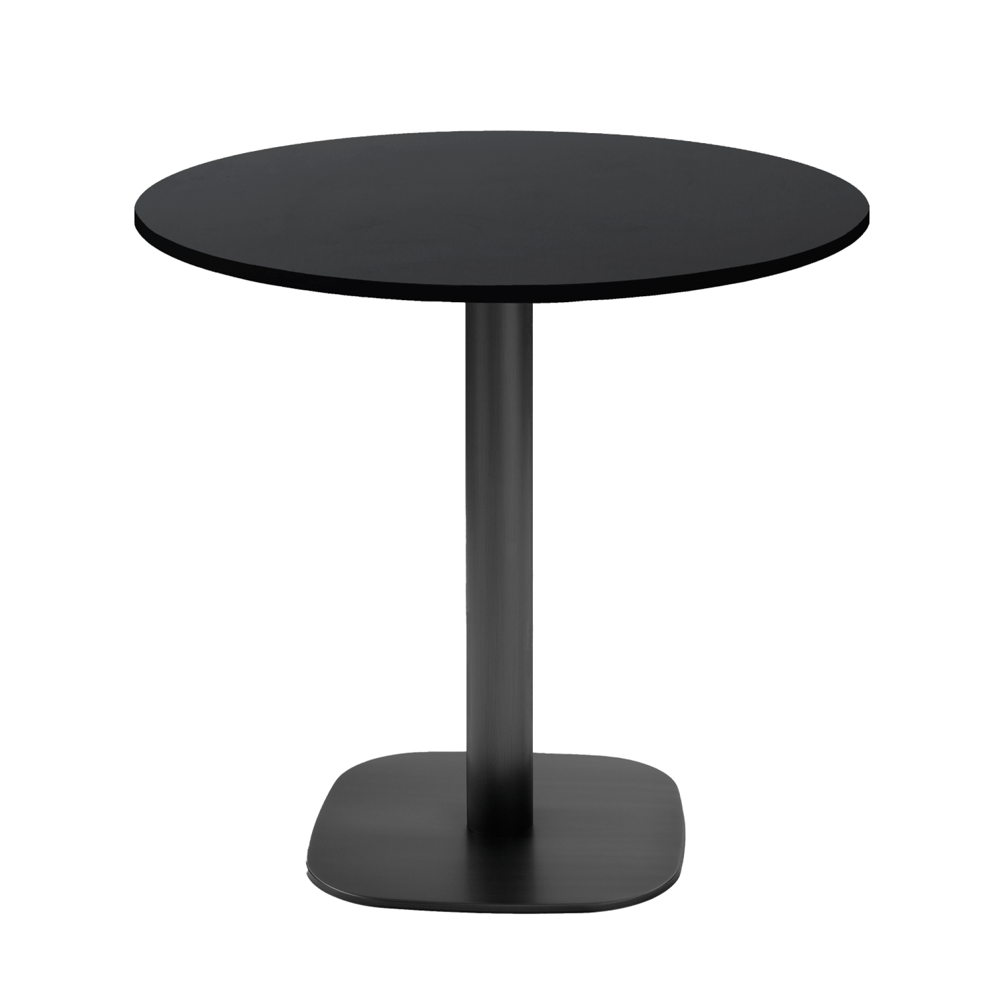 Table Ø70cm - modèle Round noir