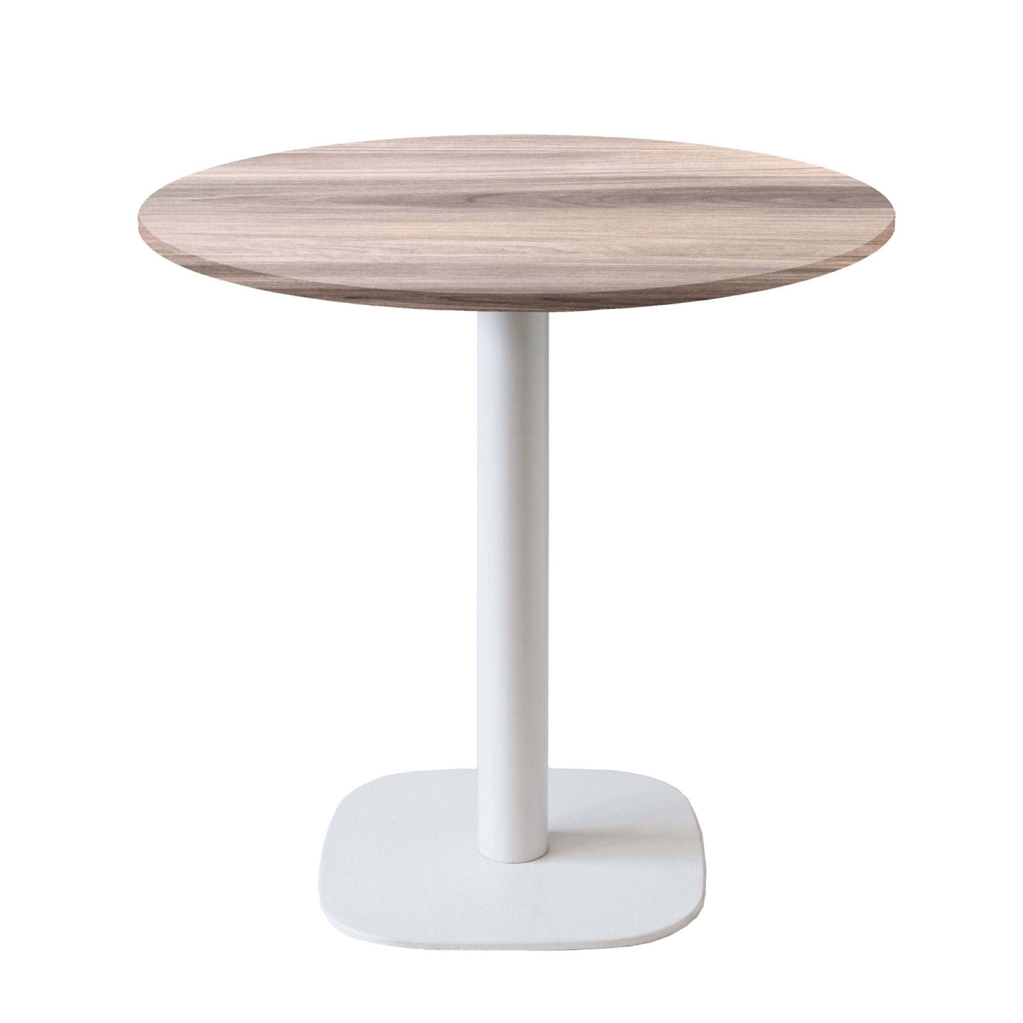 Table Ø70cm - modèle Round pied blanc chêne tages
