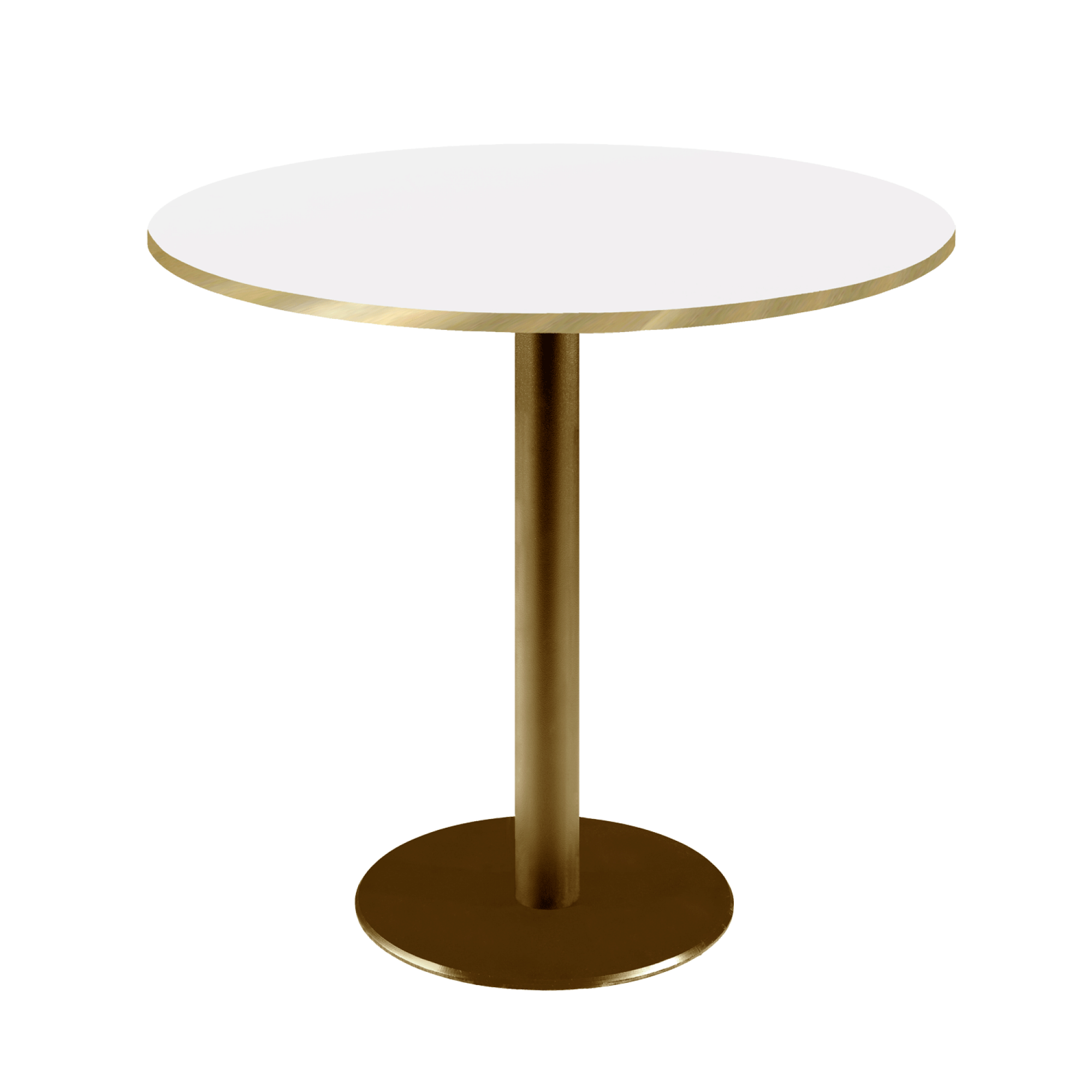 Table Ø70cm Rome bistrot blanche
