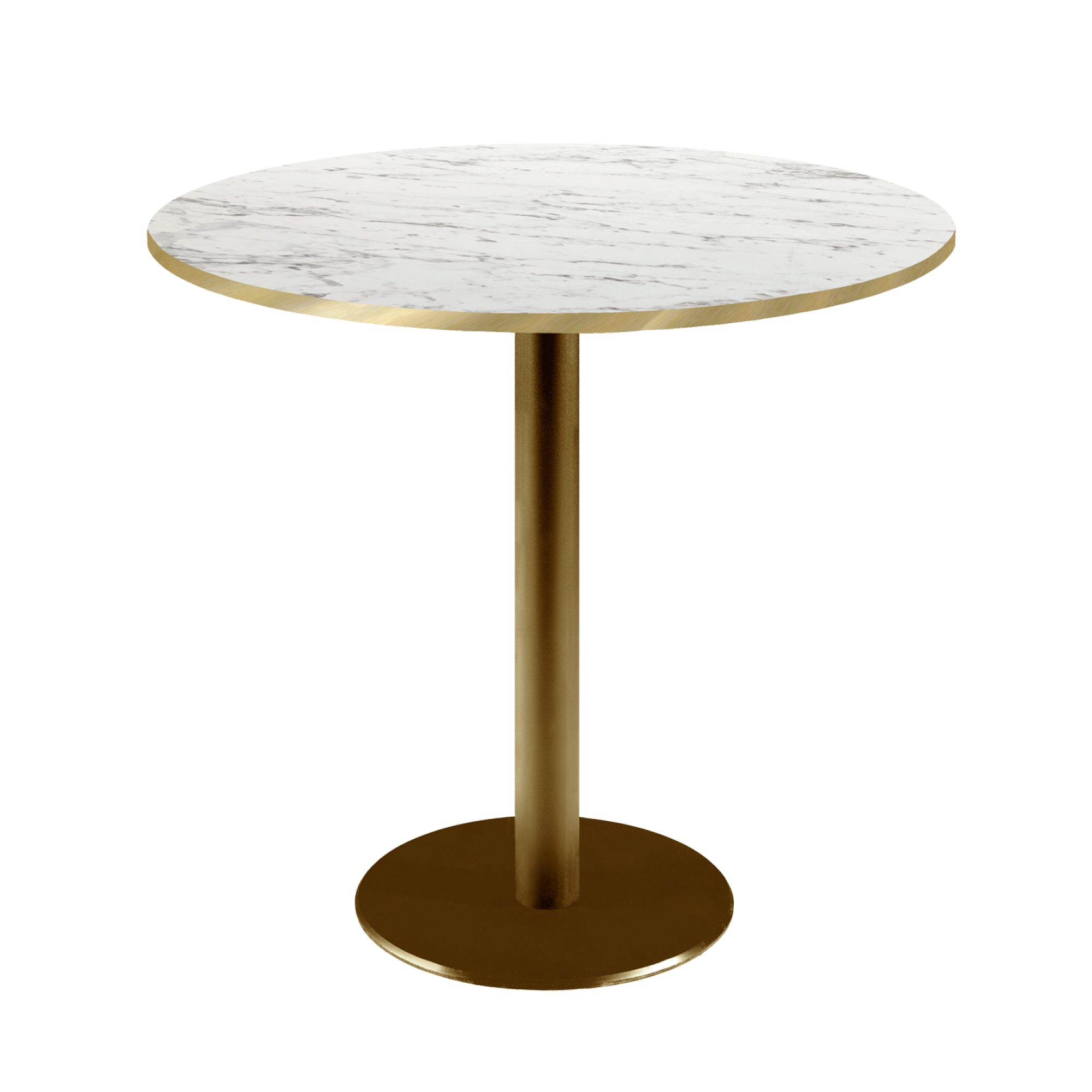 Table Ø70cm Rome bistrot marbre veiné
