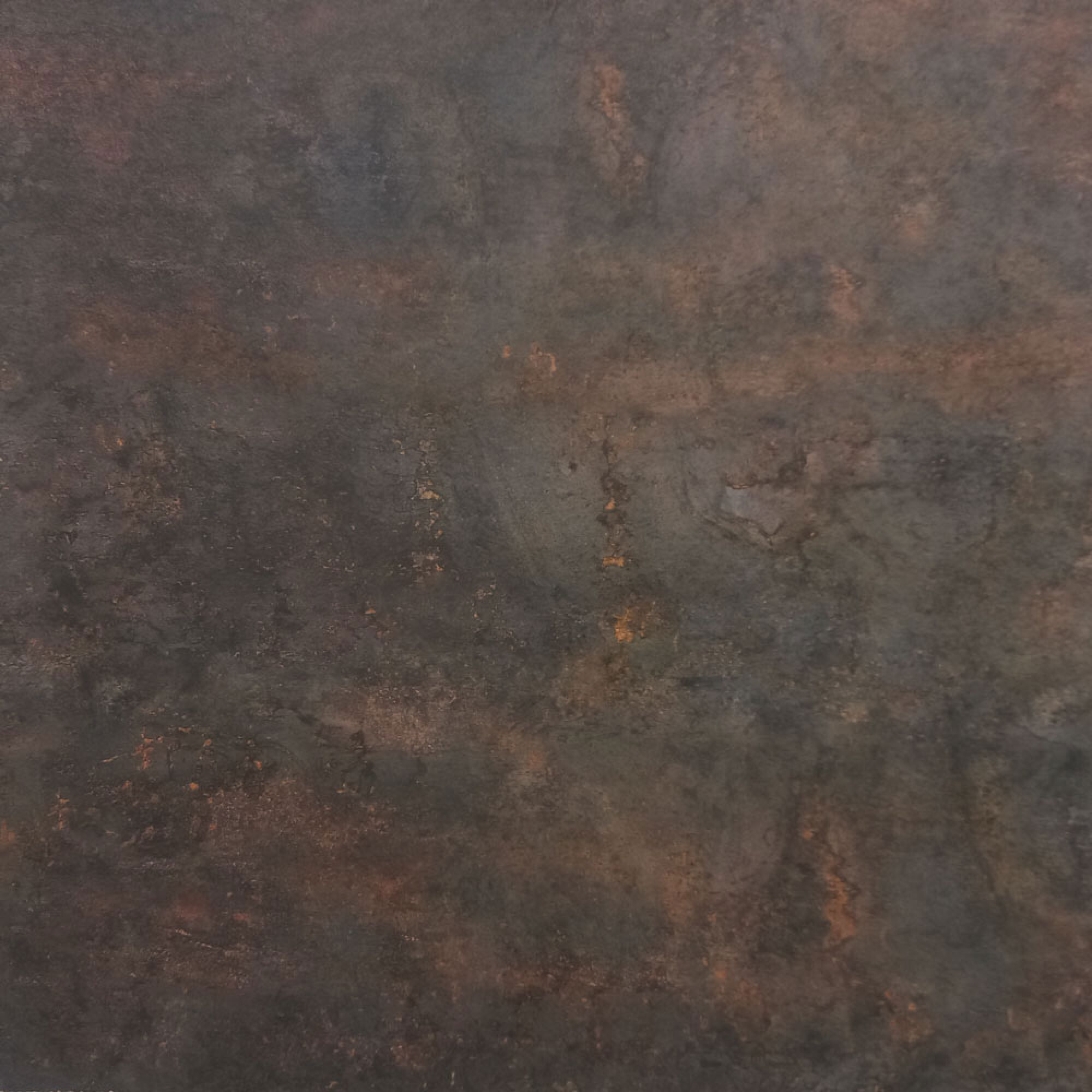 Table Ø70cm Rome bistrot rouille