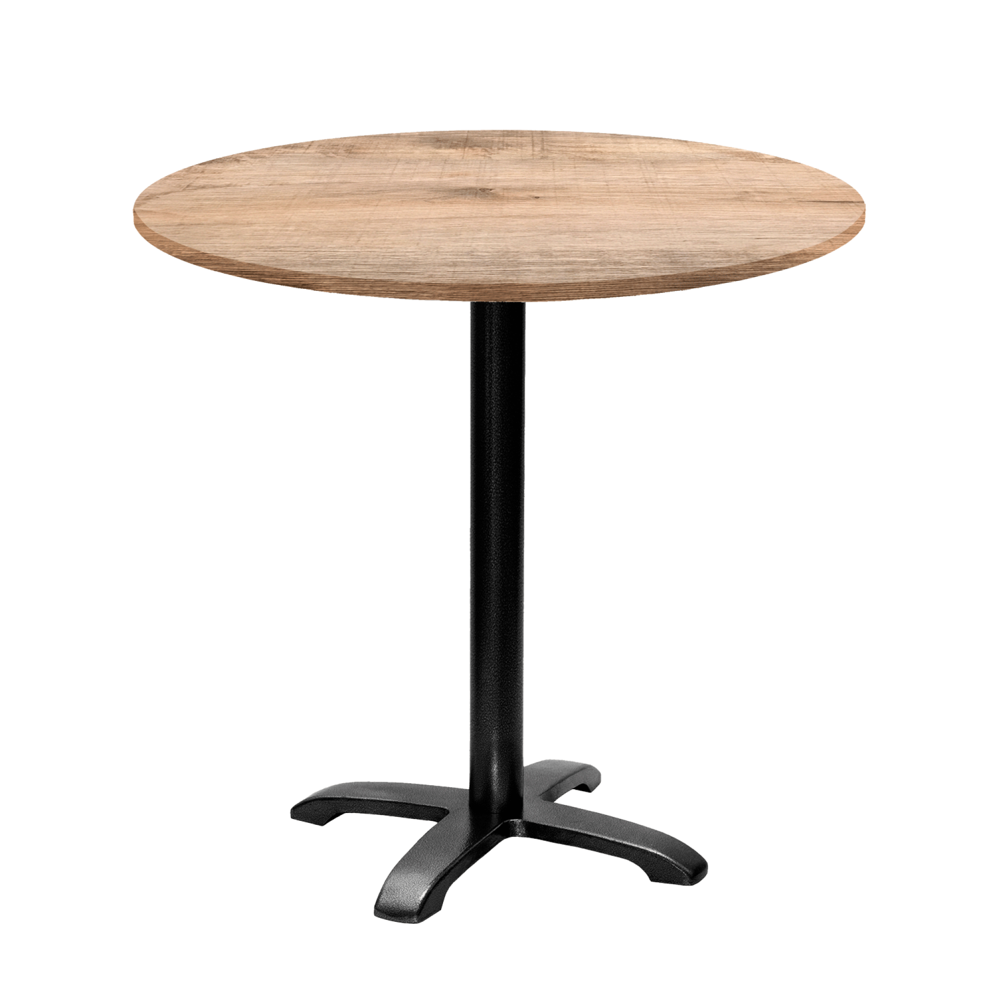 Table ronde Ø80cm - modèle Bazila tanin naturel