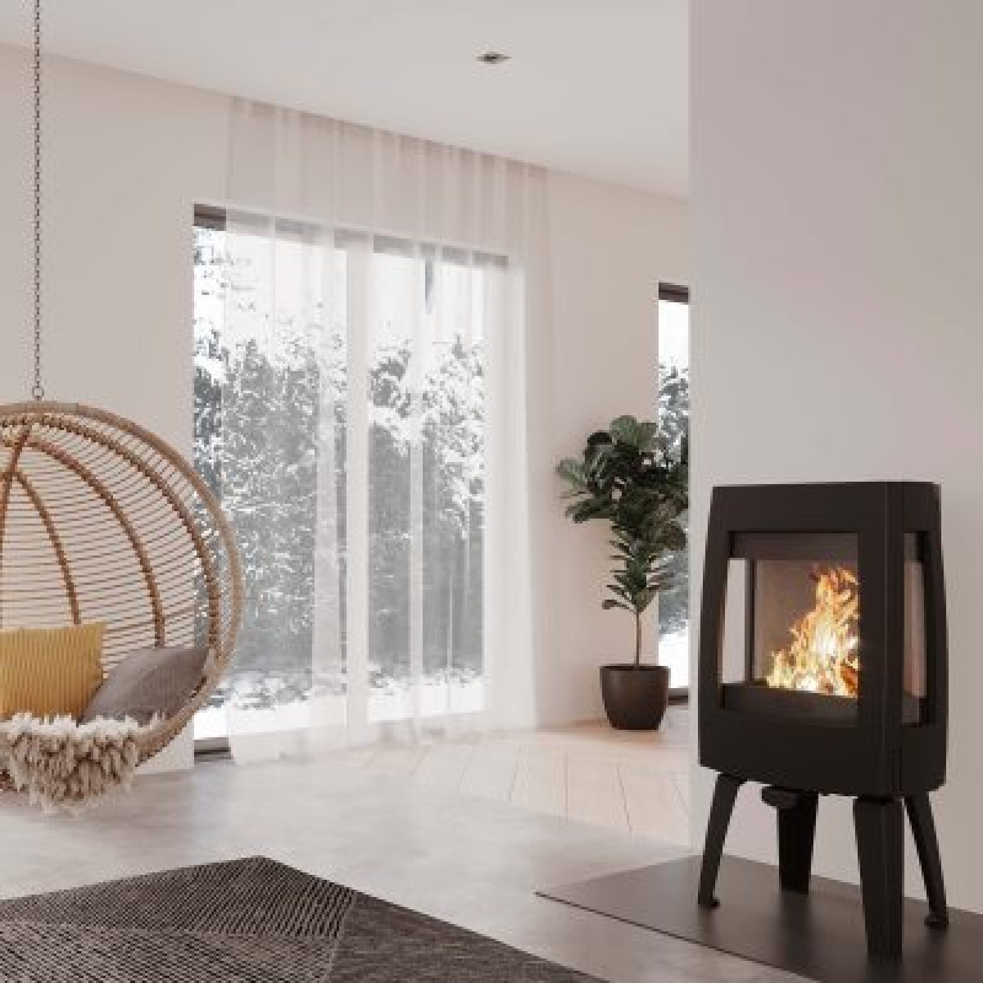 Poêle à bois fonte astroline 4 / sense dovre