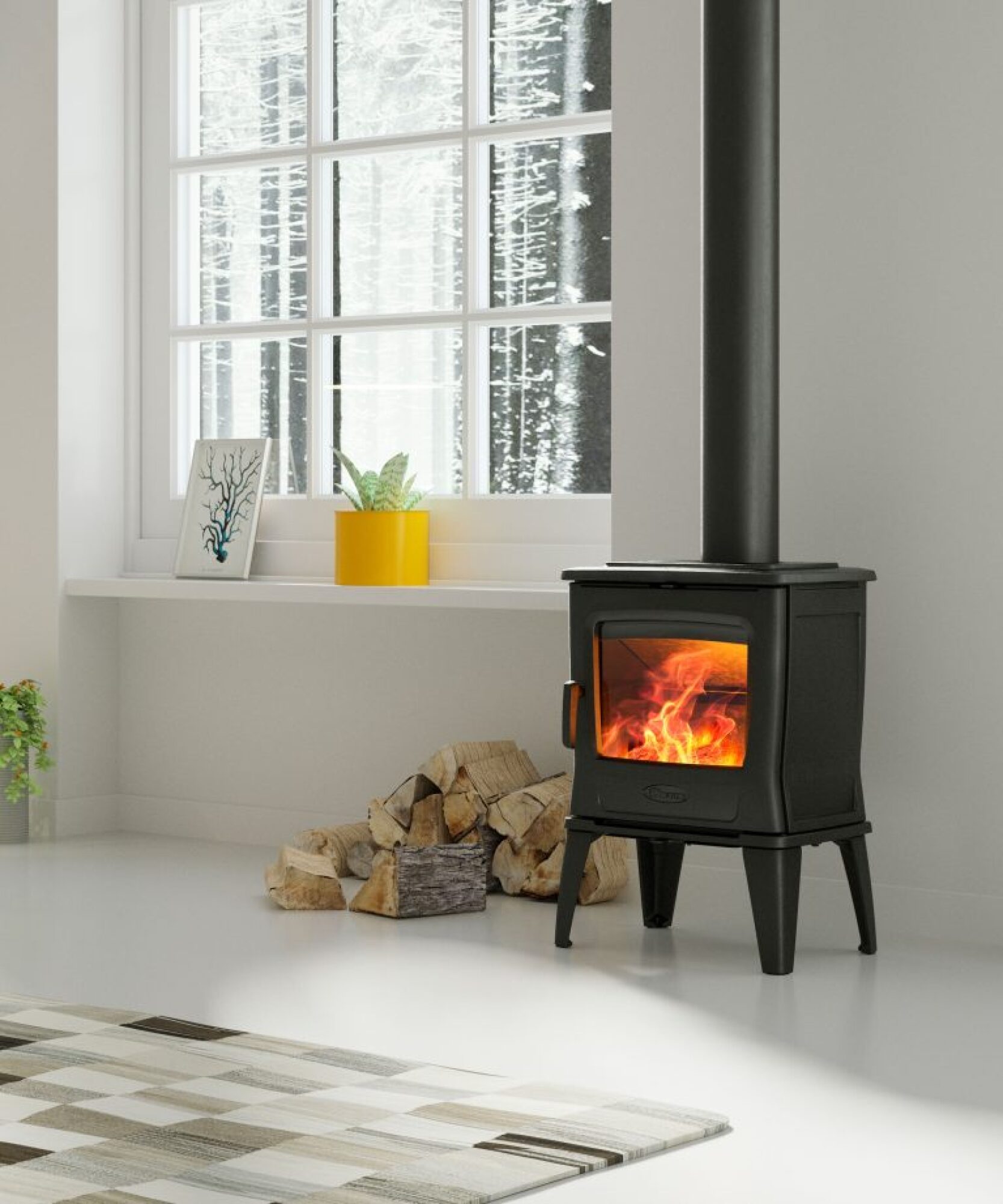 Poêle à bois fonte  taï dovre