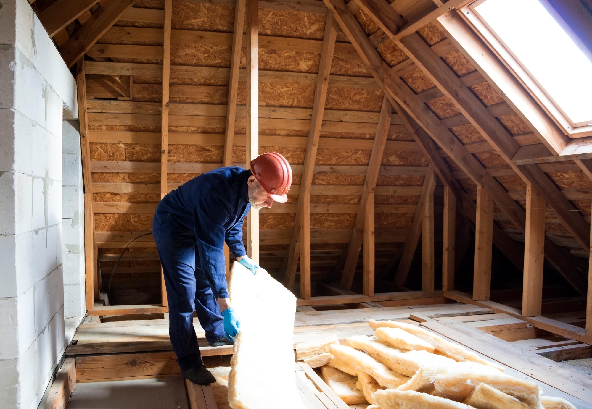 Isolation des combles par soufflage