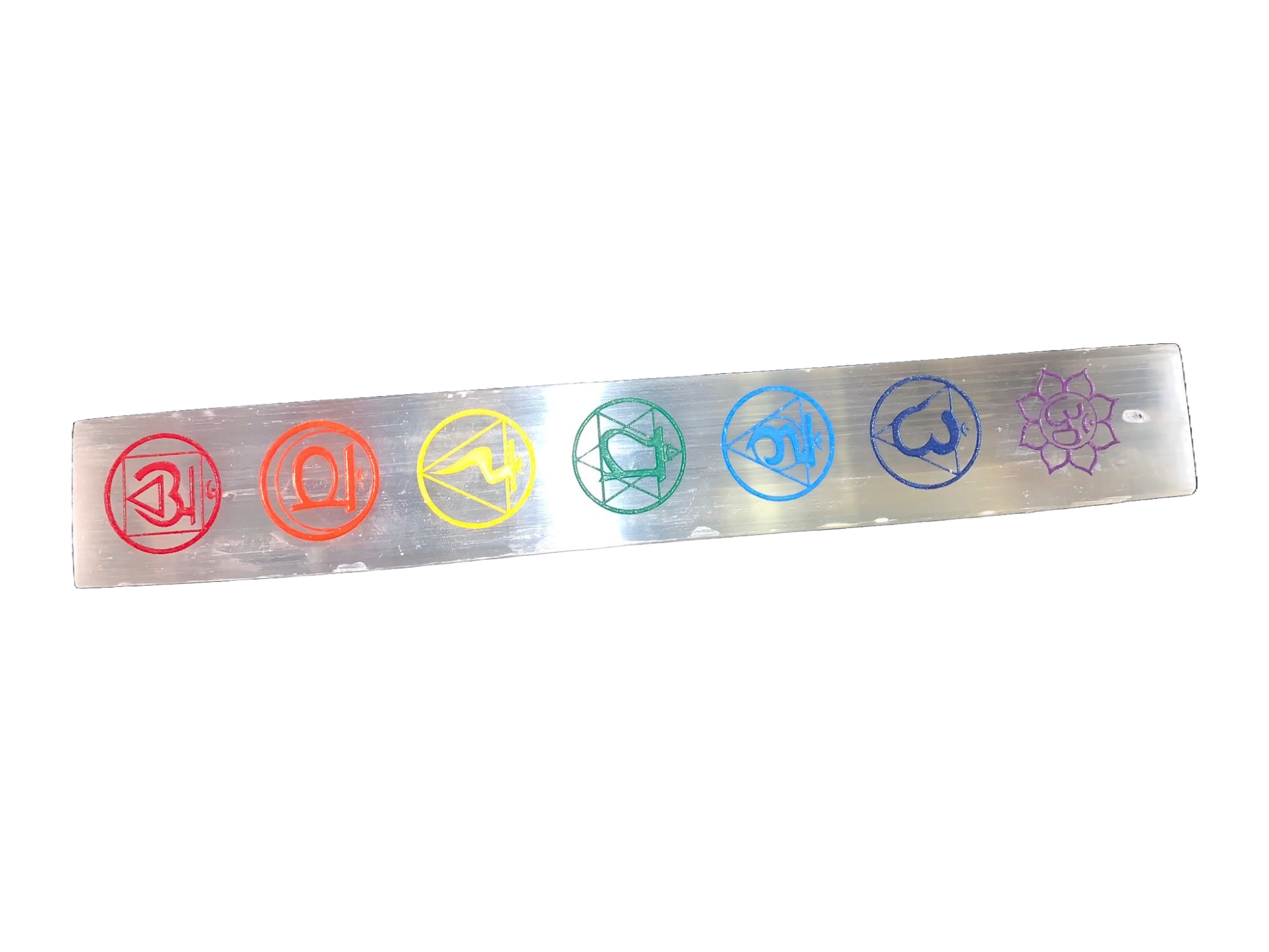Porte Encens - Sélénite et 7 Chakras