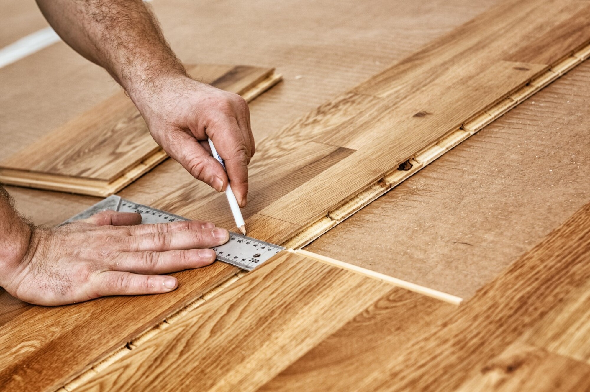 Pose plancher bois