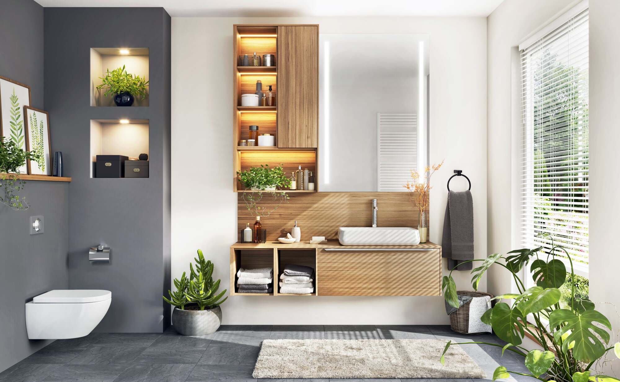 Meuble haut de salle de bain