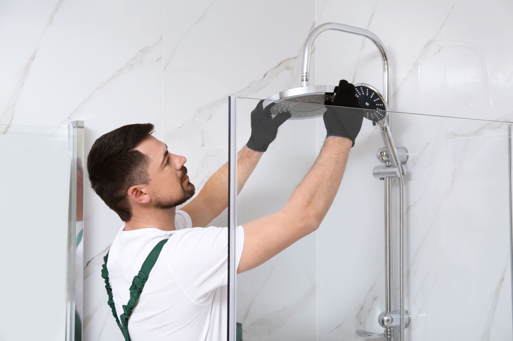 Installation d'une douche de tête Villeroy & Boch