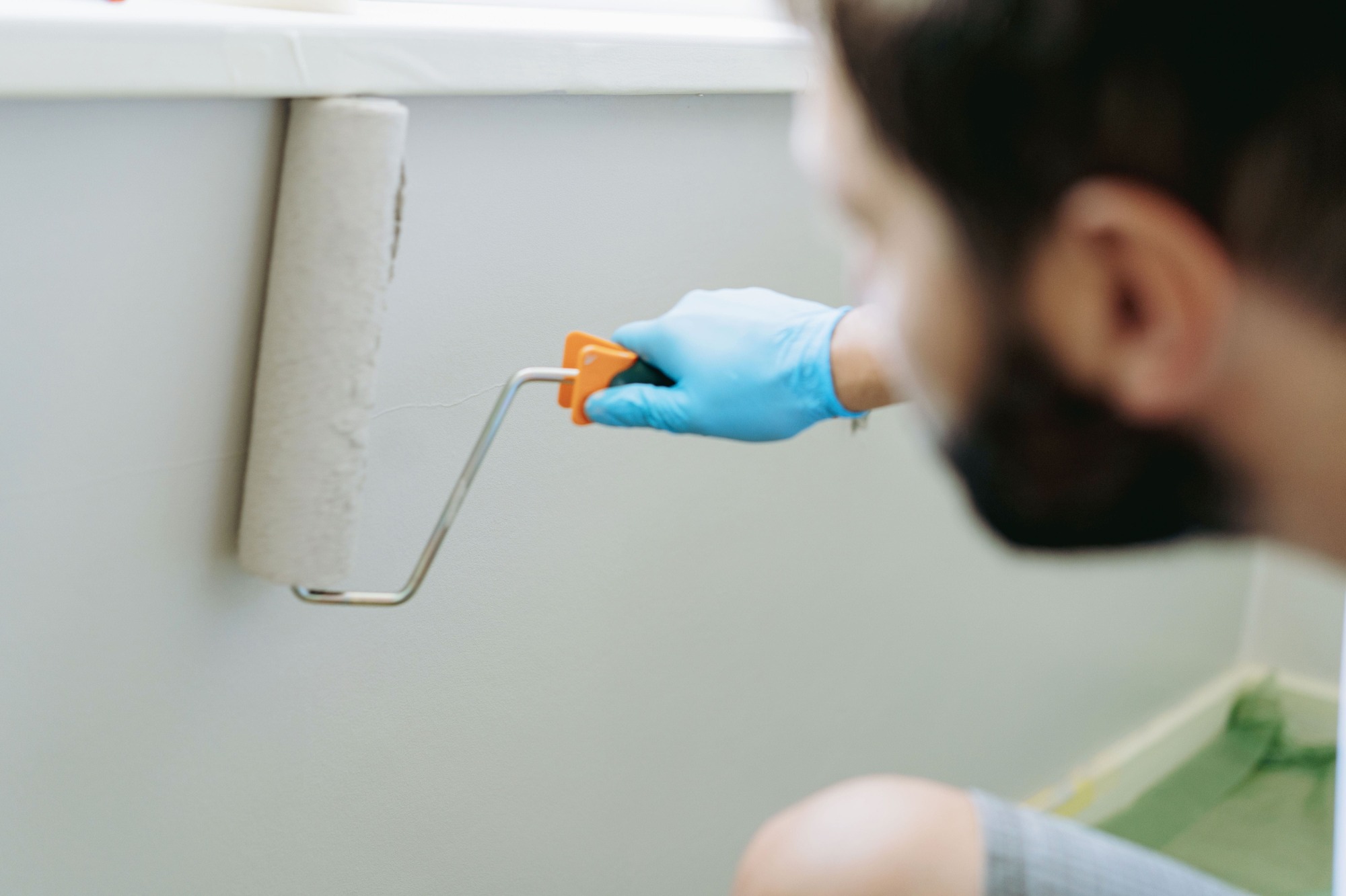 Pose de revêtement mural