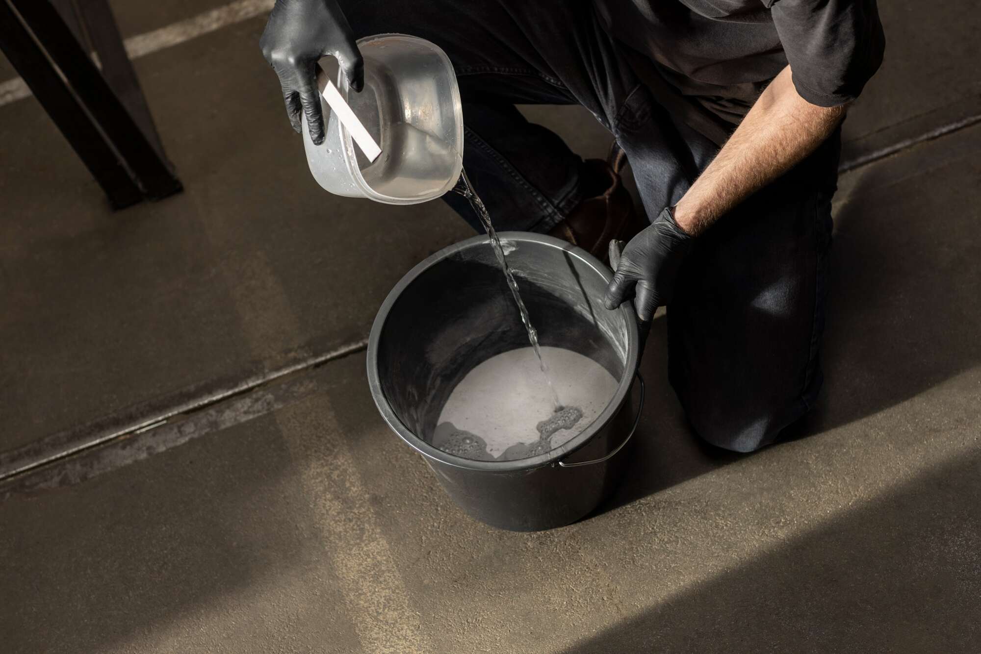 Finition mate béton ciré