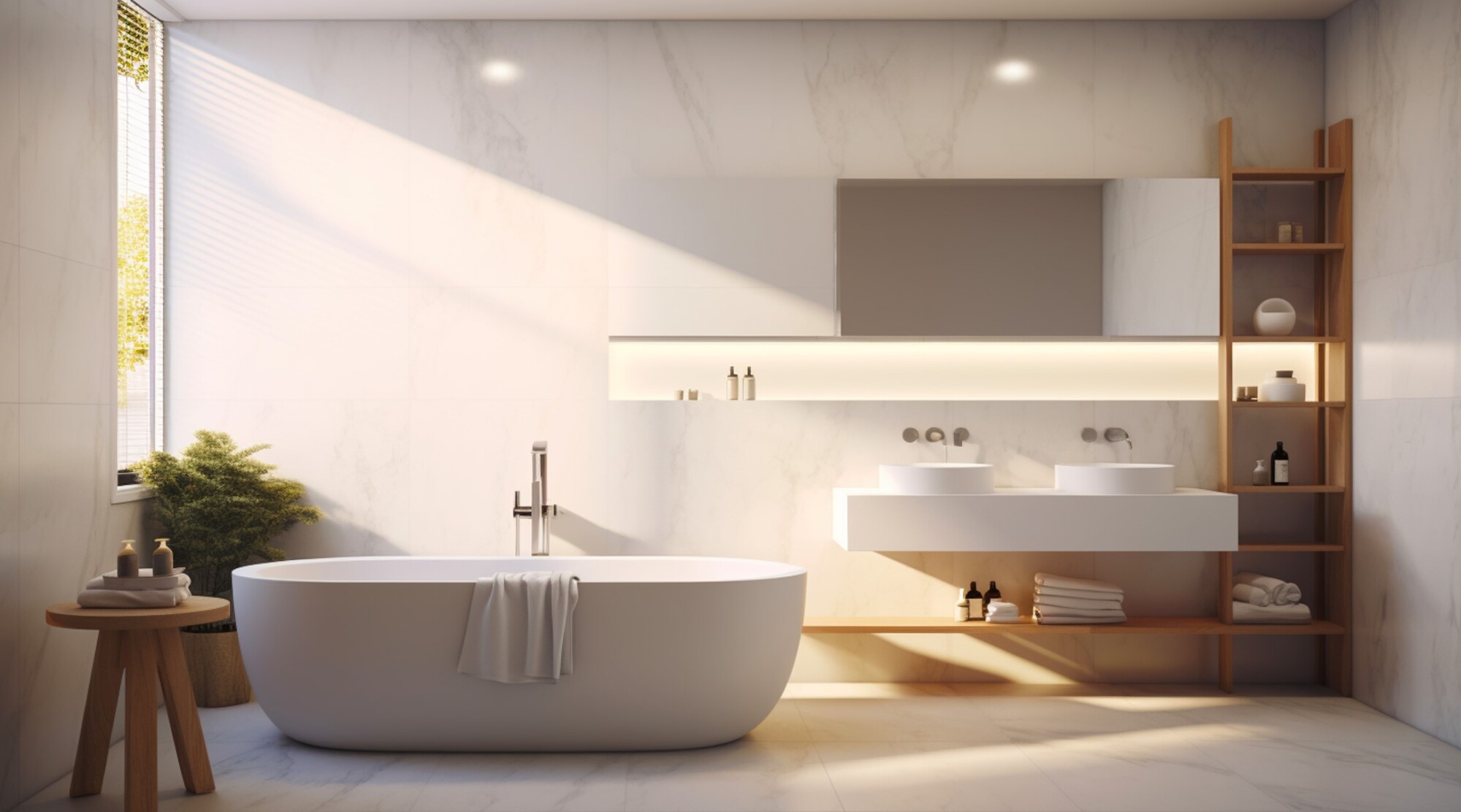 Meuble de salle de bain moderne