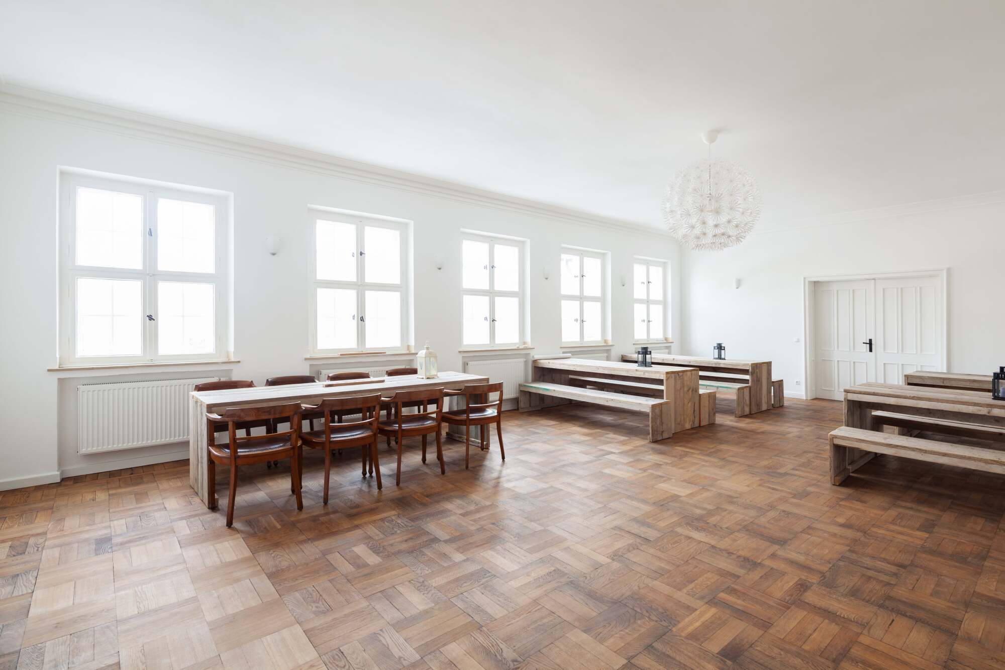 Pose parquet mosaïque