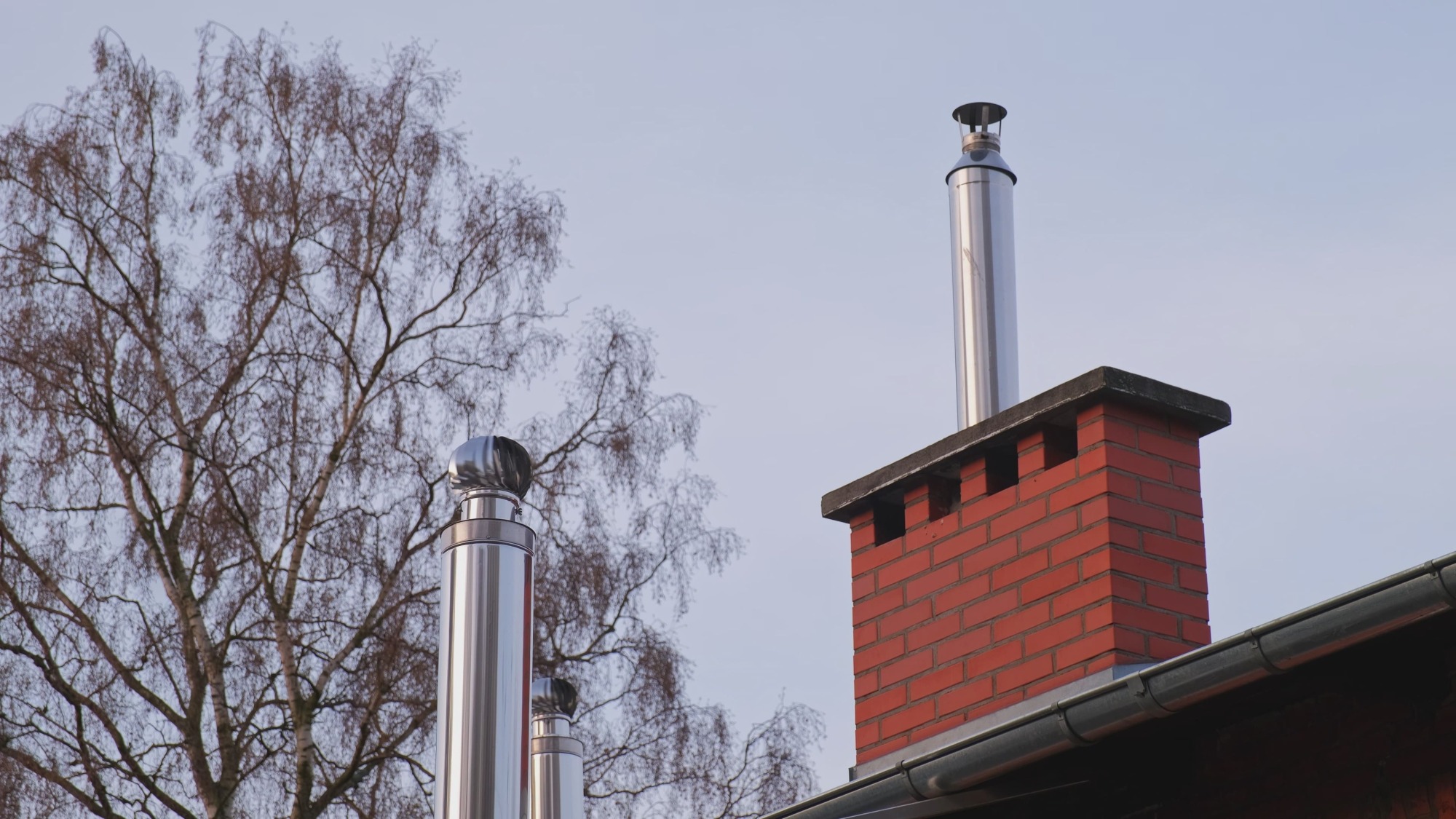 Installation de ventilation pour cheminée