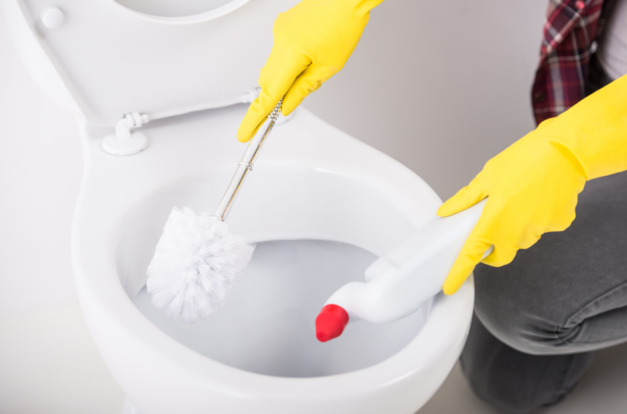 Nettoyage de canalisations de WC