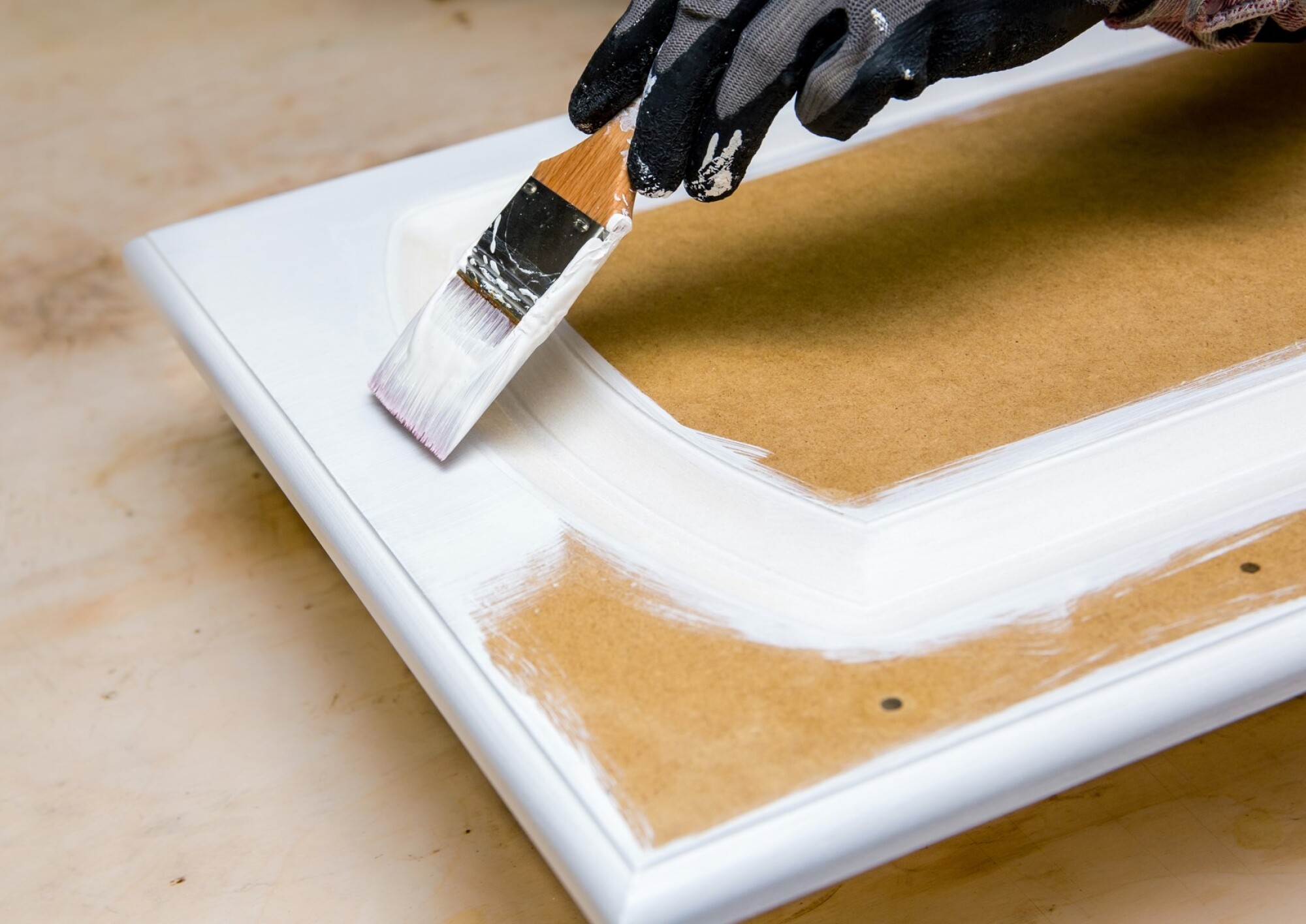 Peinture des meubles de cuisine
