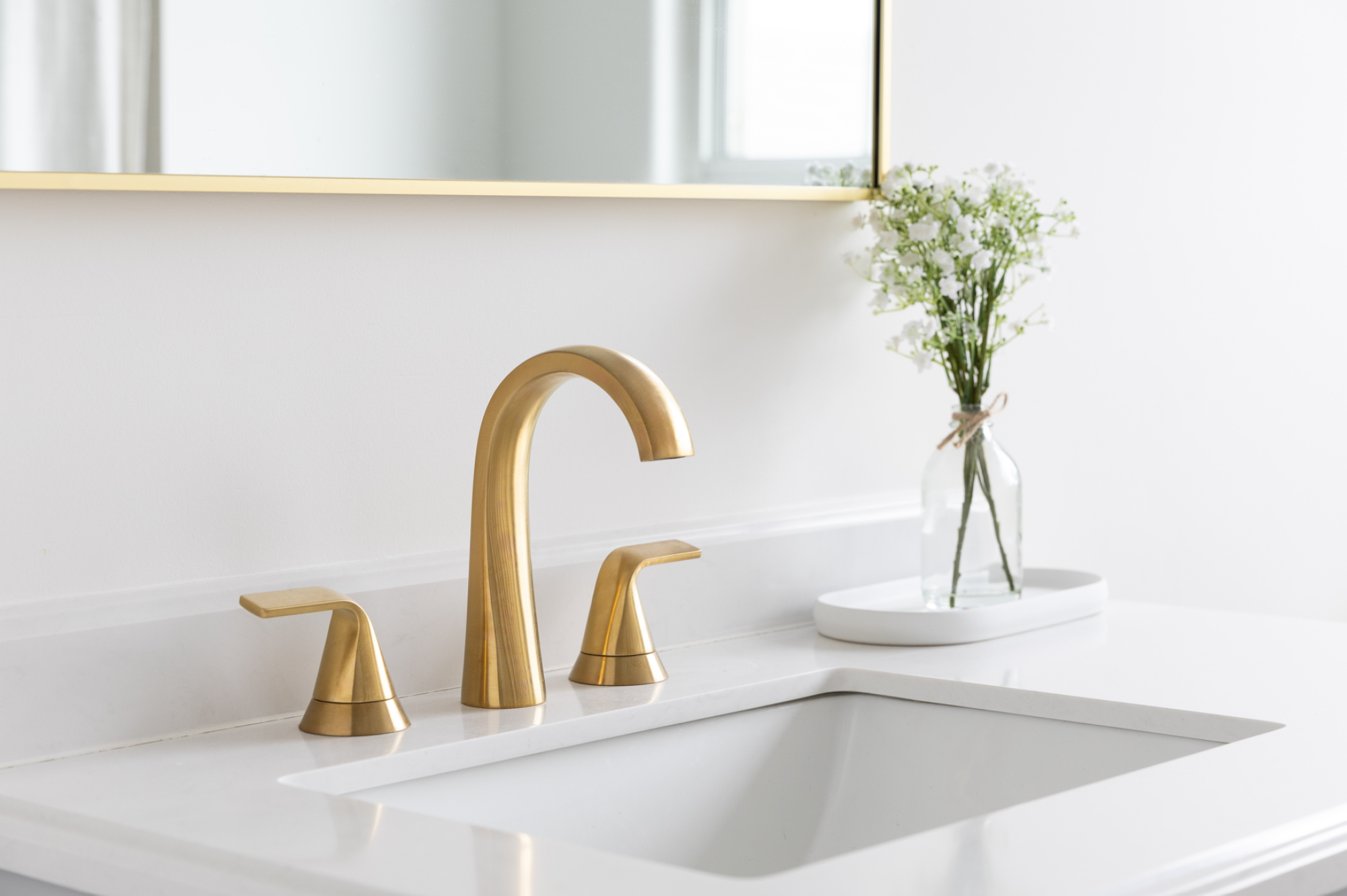 Installation de robinet design moderne