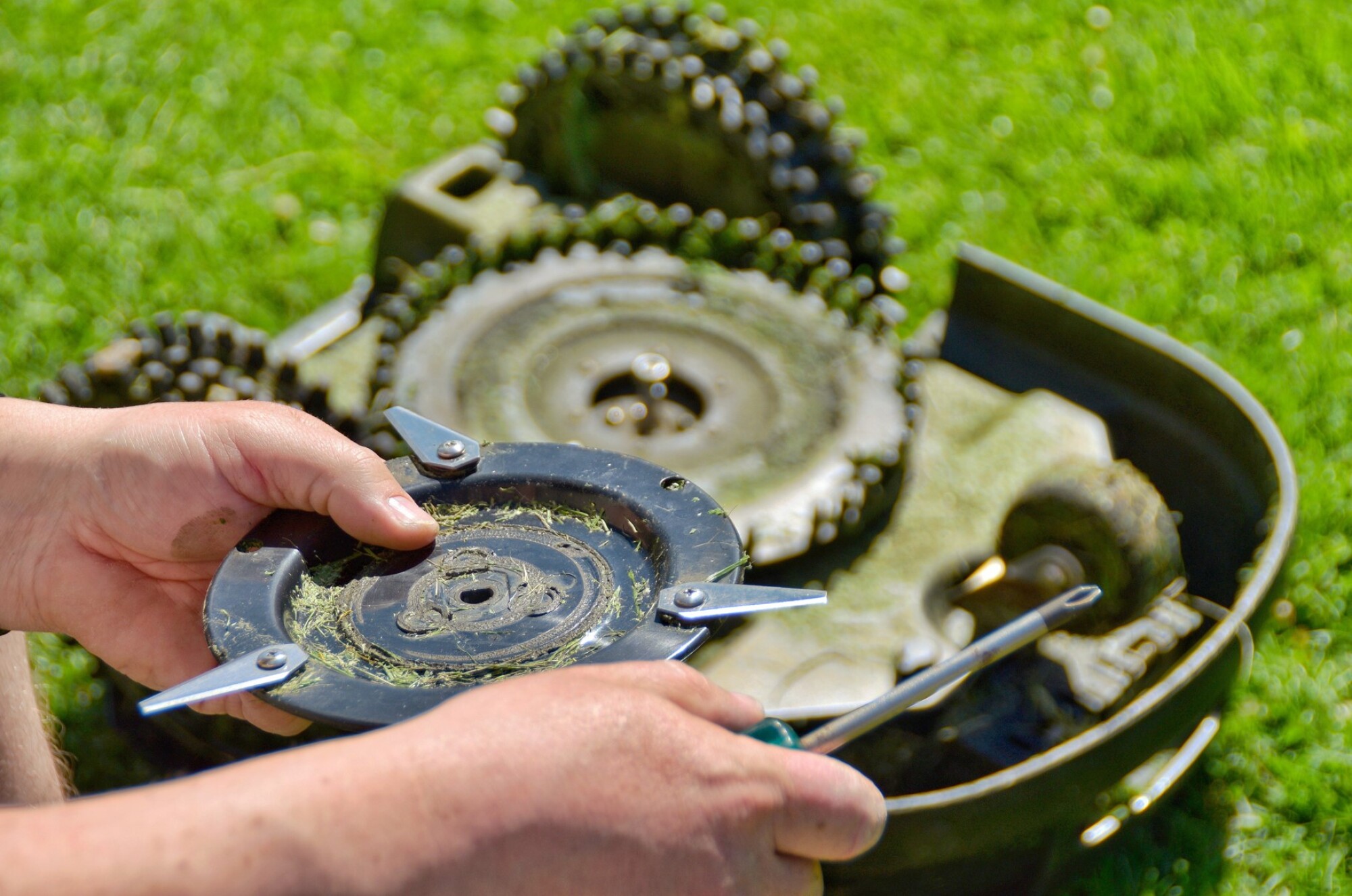 Réparation robot tondeuse