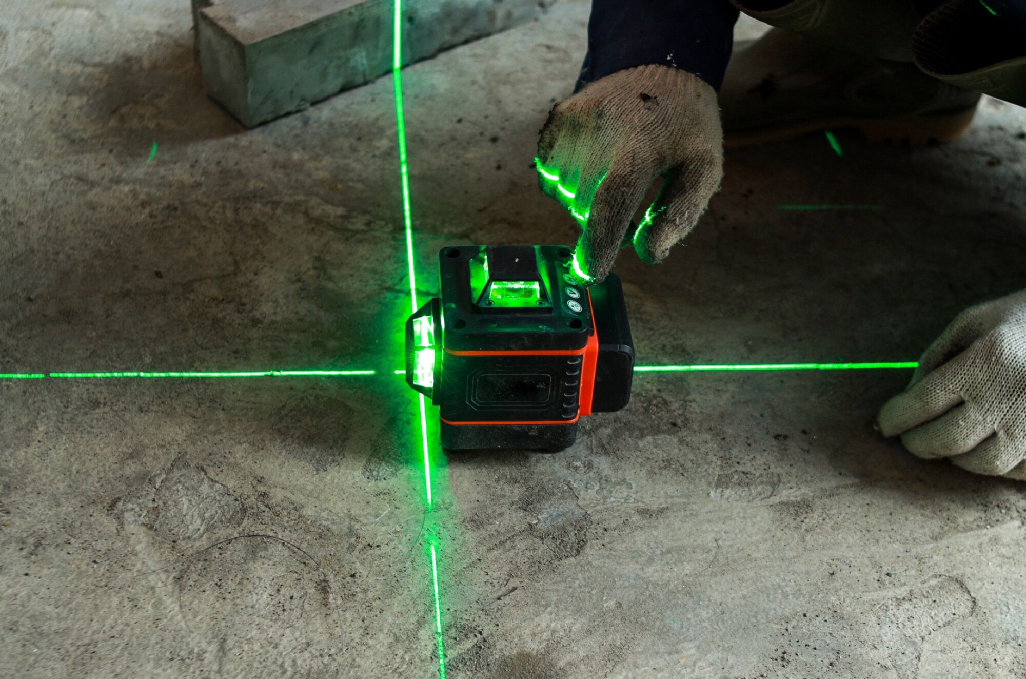 Vérification de niveaux laser