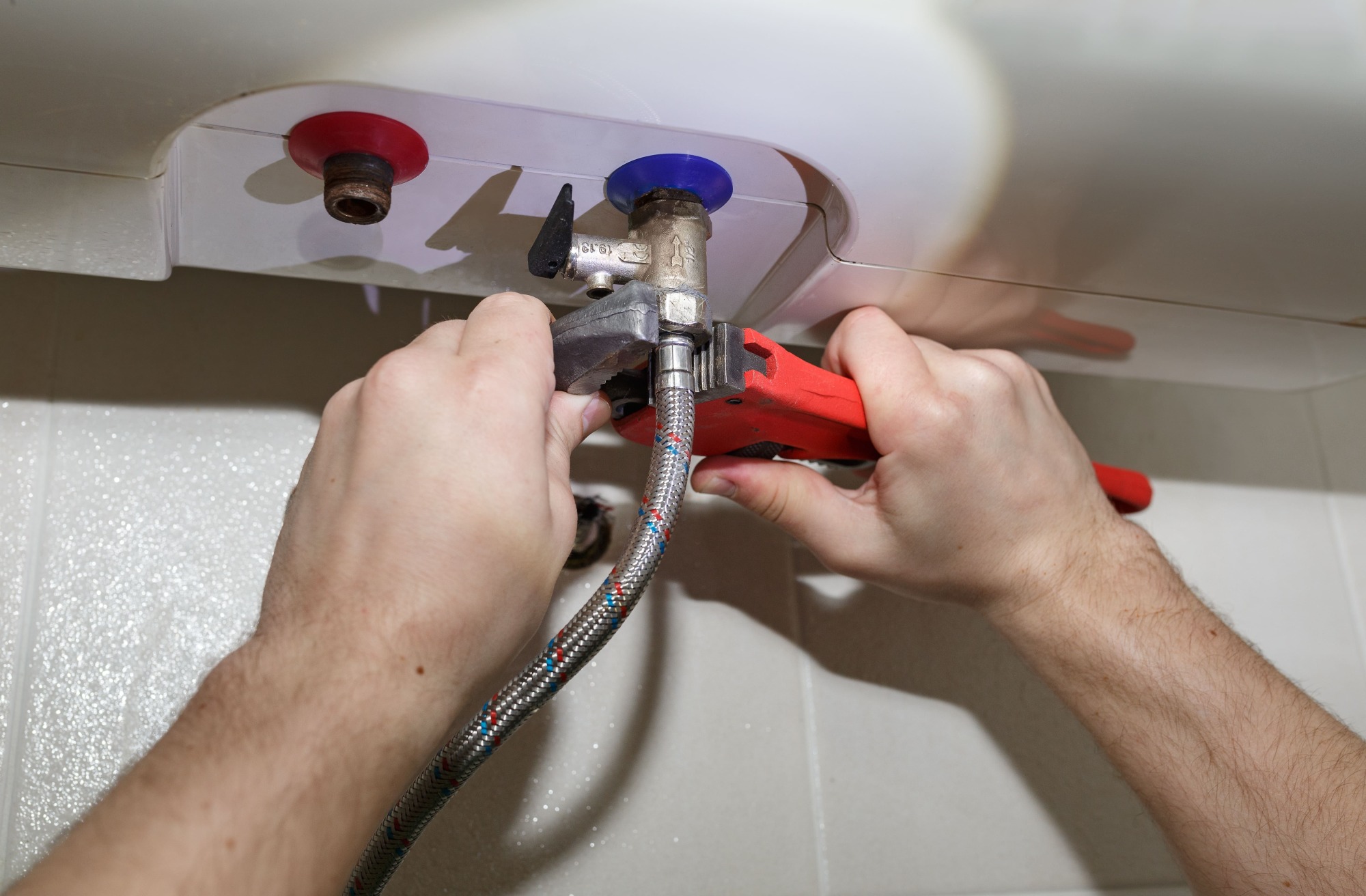Installation de chauffe-bain