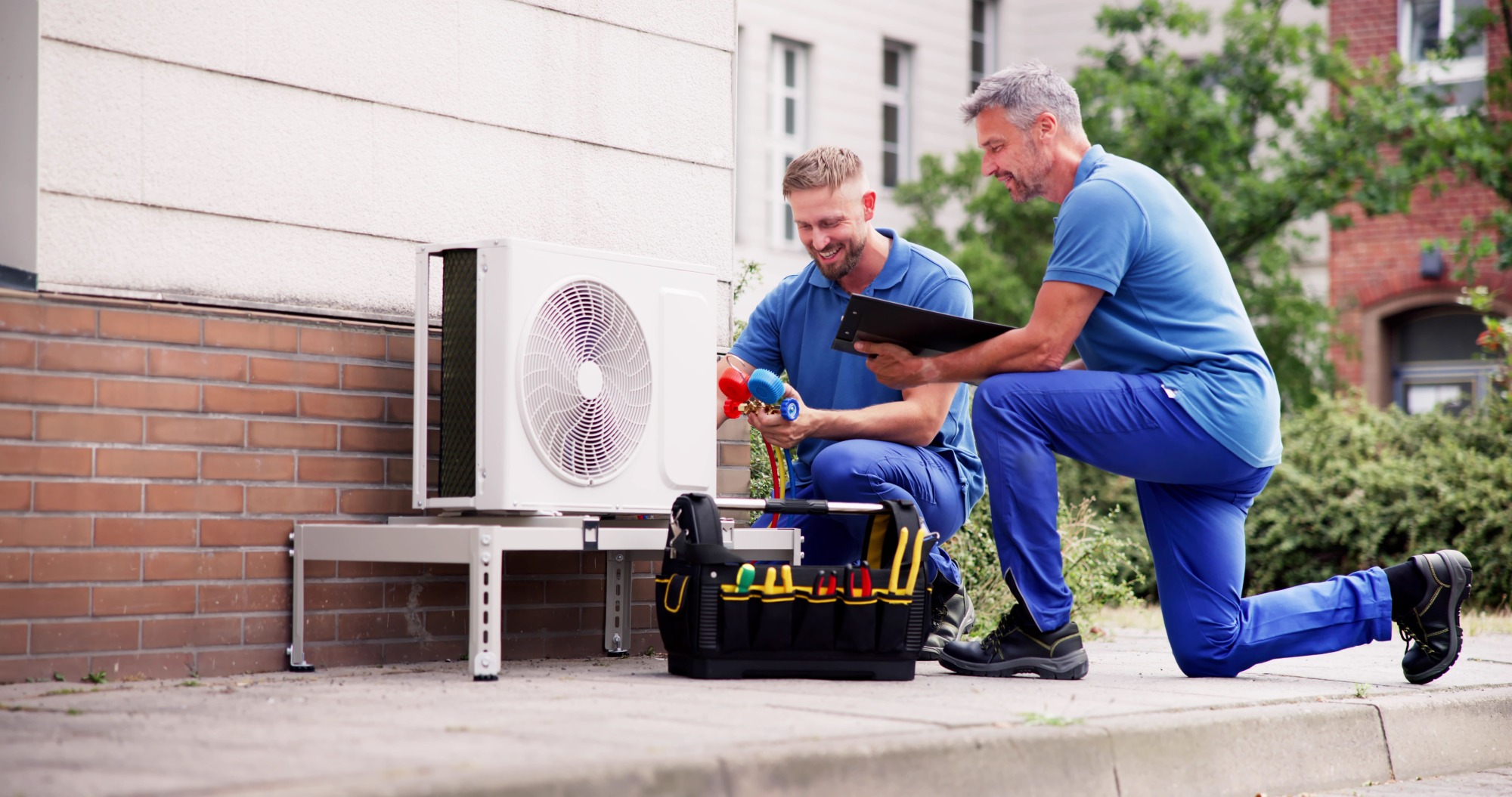Installation d'une pompe à chaleur avec radiateur