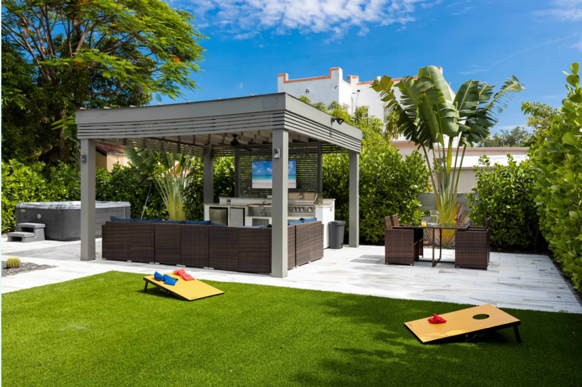 Création de pergola couverte