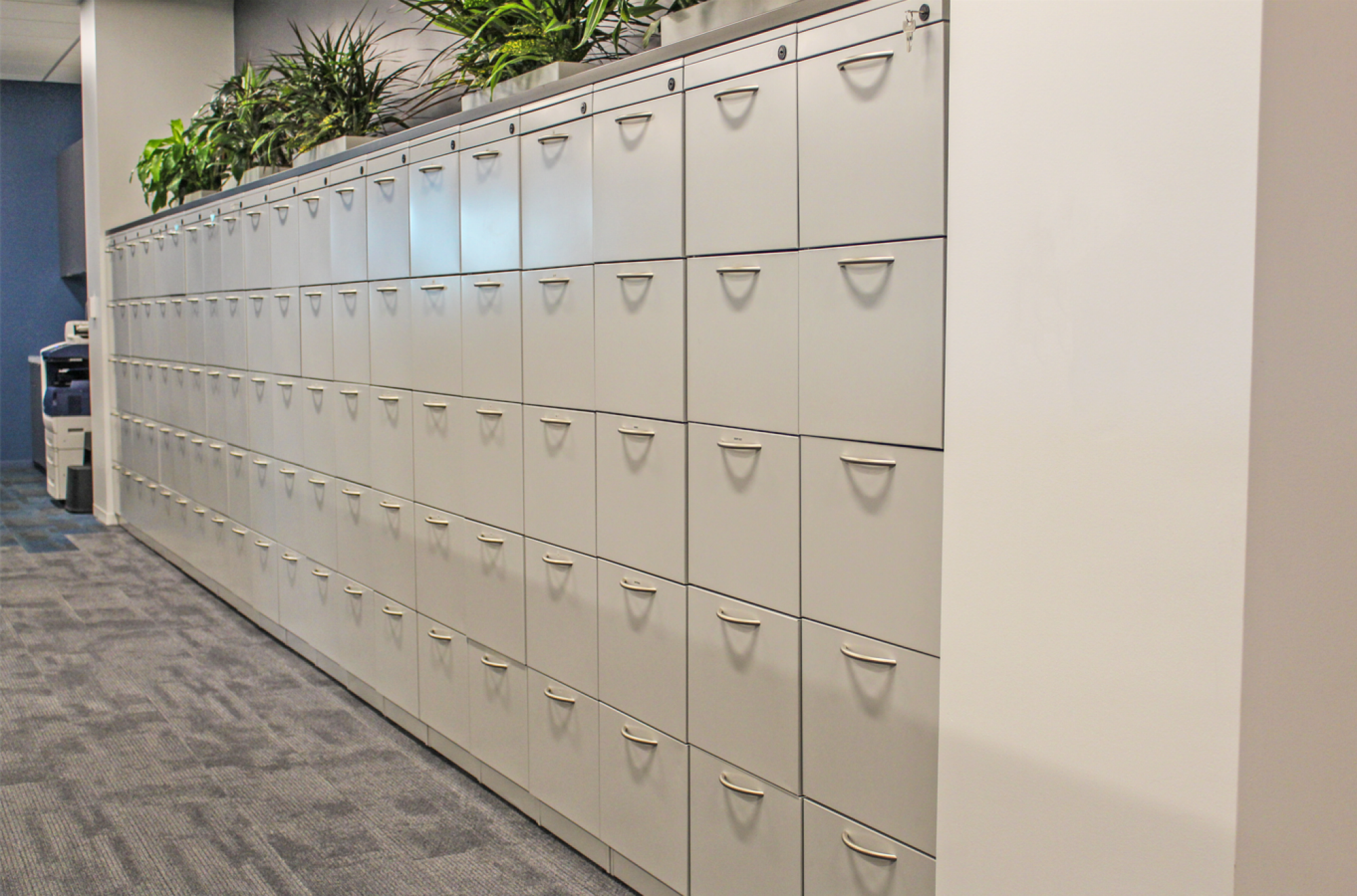 Armoire de rangement avec portes battantes