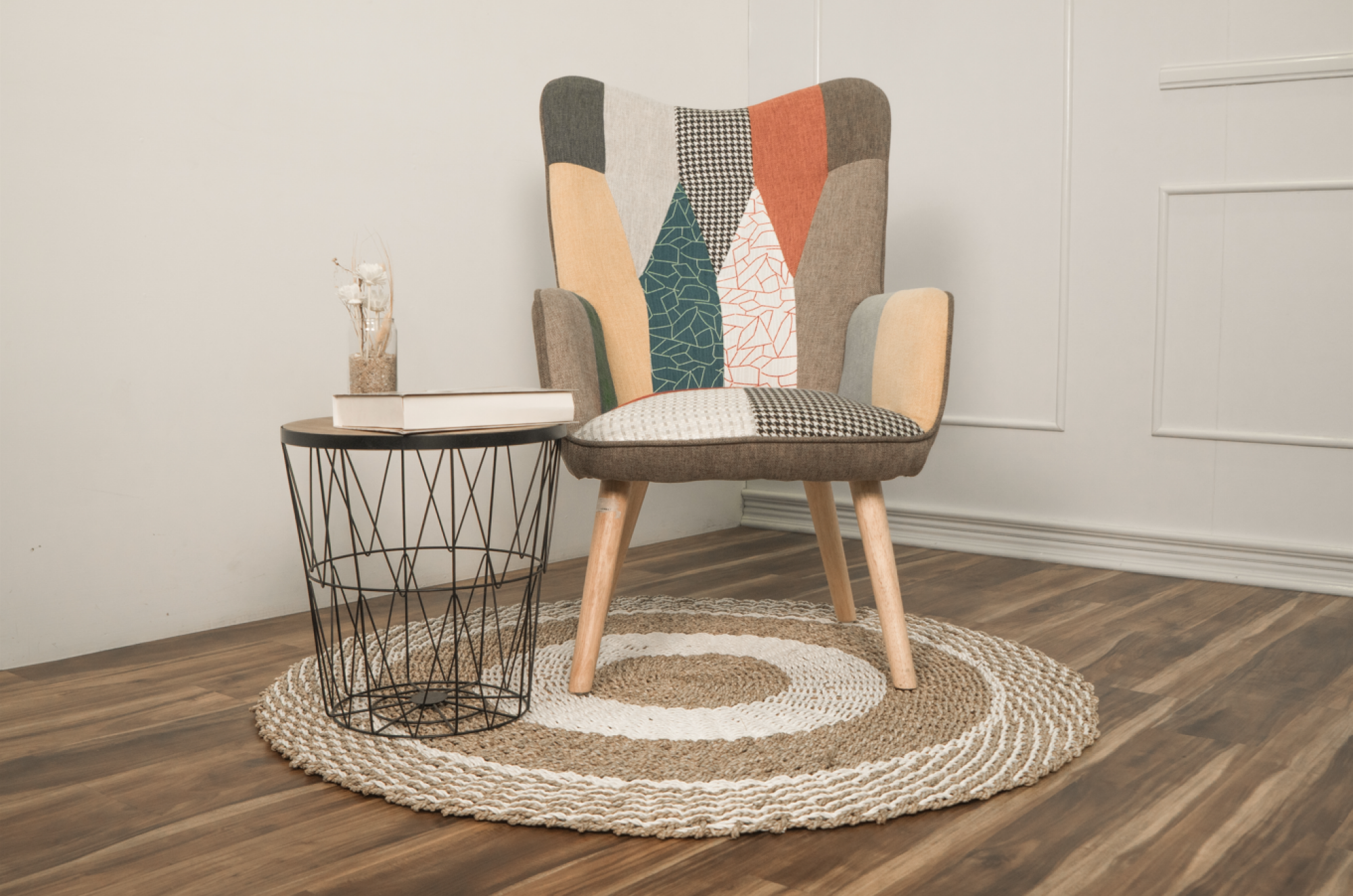 Chaise patchwork