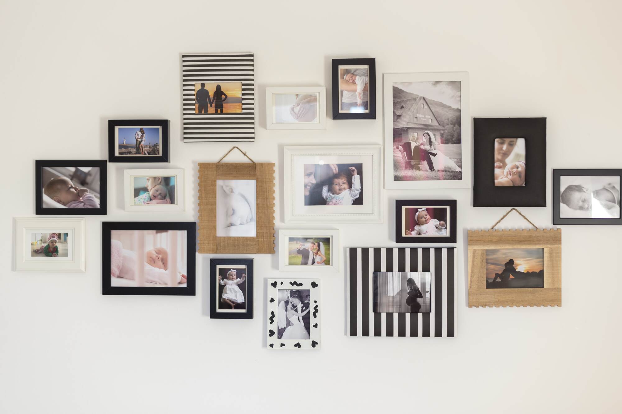 Création de mur de photos