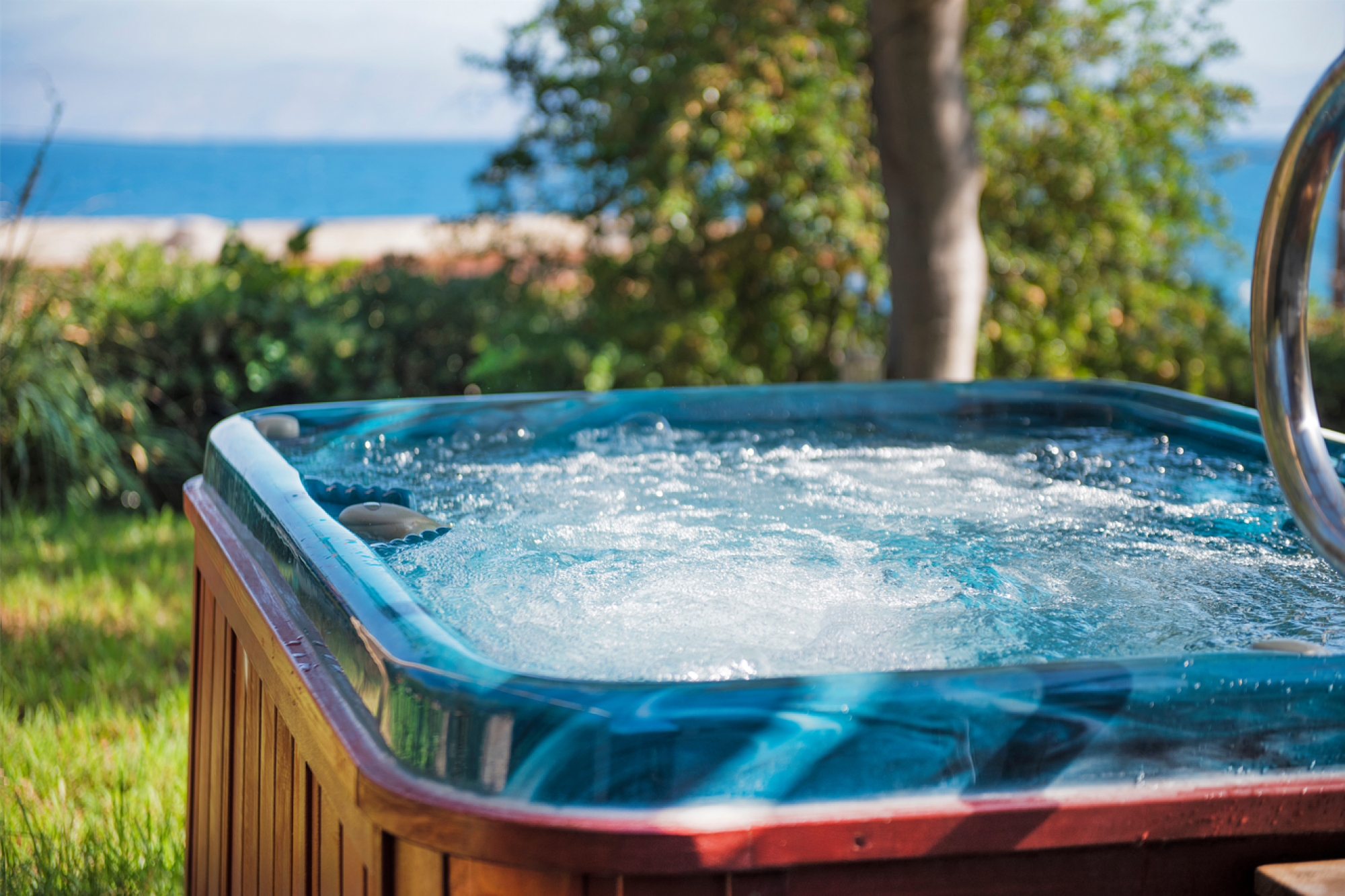 Installation de jacuzzi extérieur