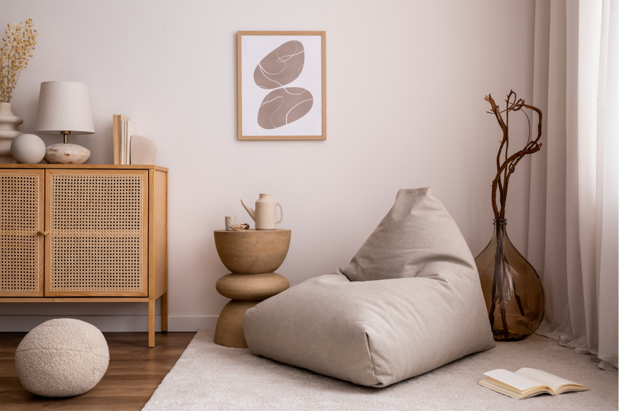Pouf de salon