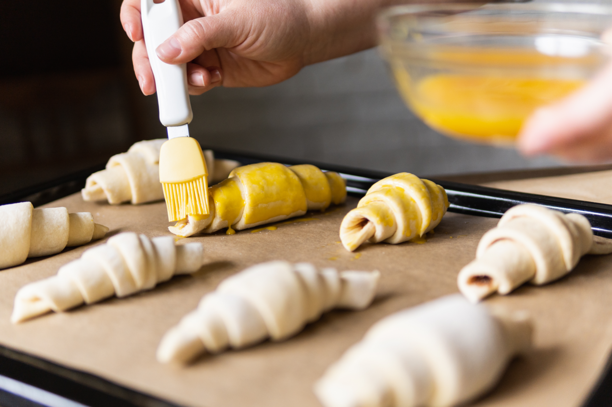 Ensemble de pinceaux à pâtisserie