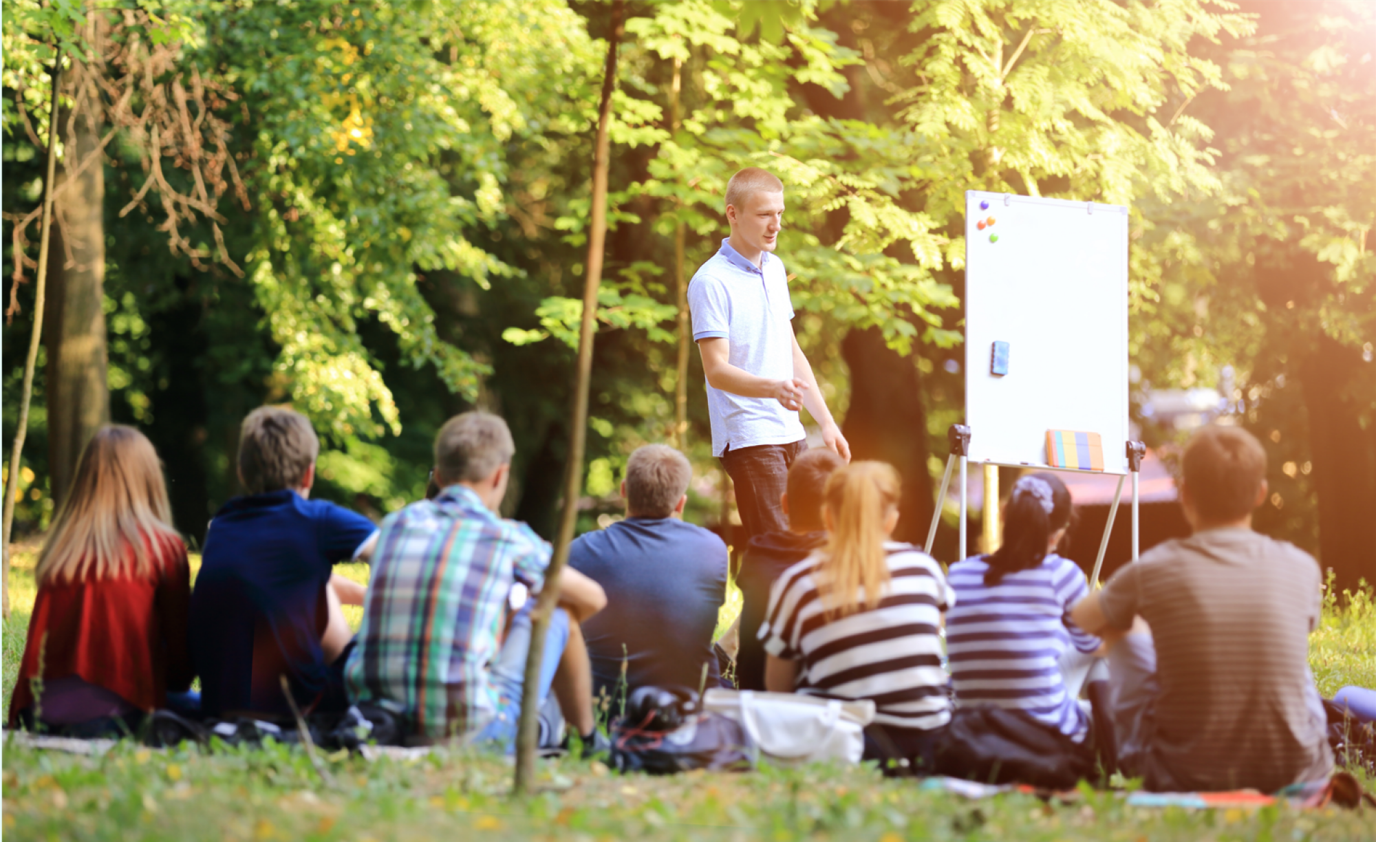 Activité collective en pleine nature