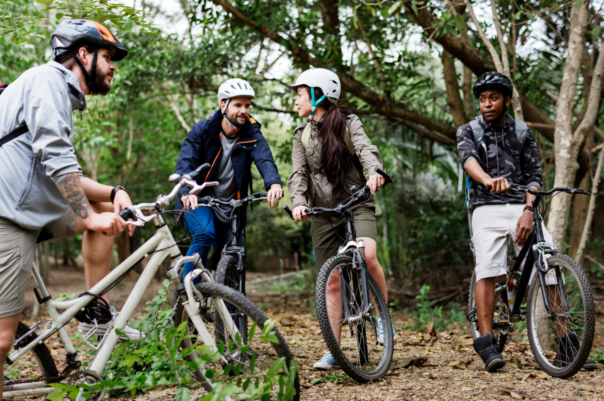 VTT en groupe