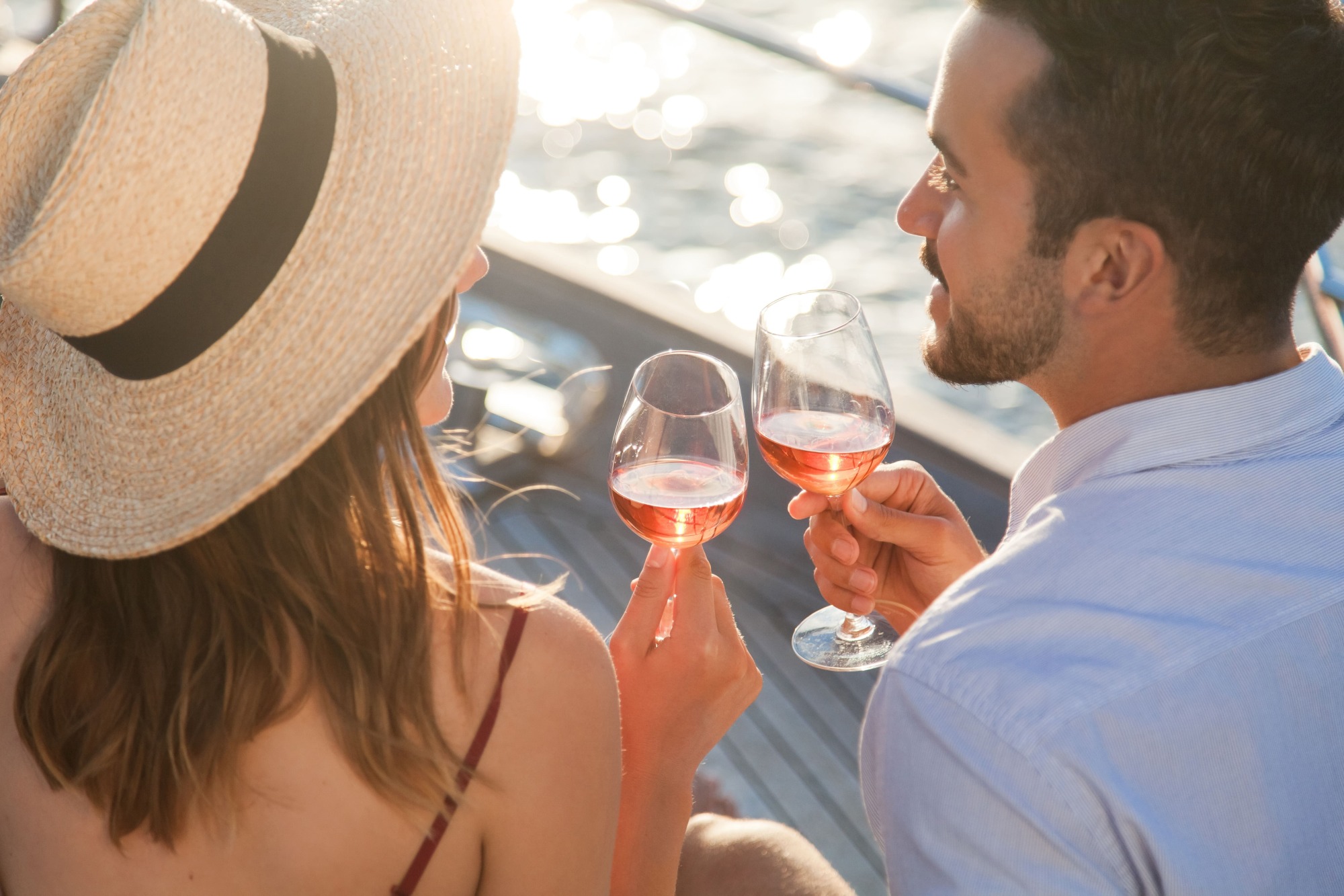 Dégustation de vins rosés