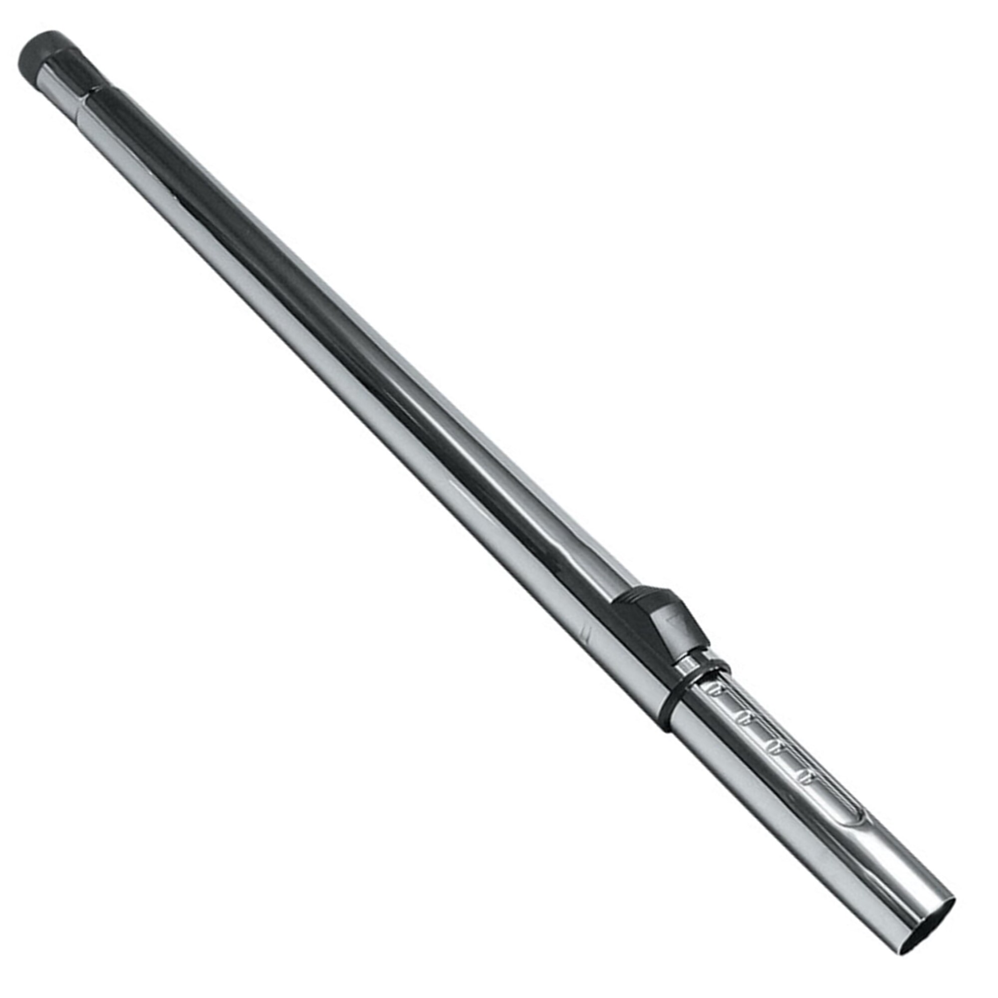 Canne télescopique chromée diamètre 32 mm pour aspiration centralisée et aspirateur