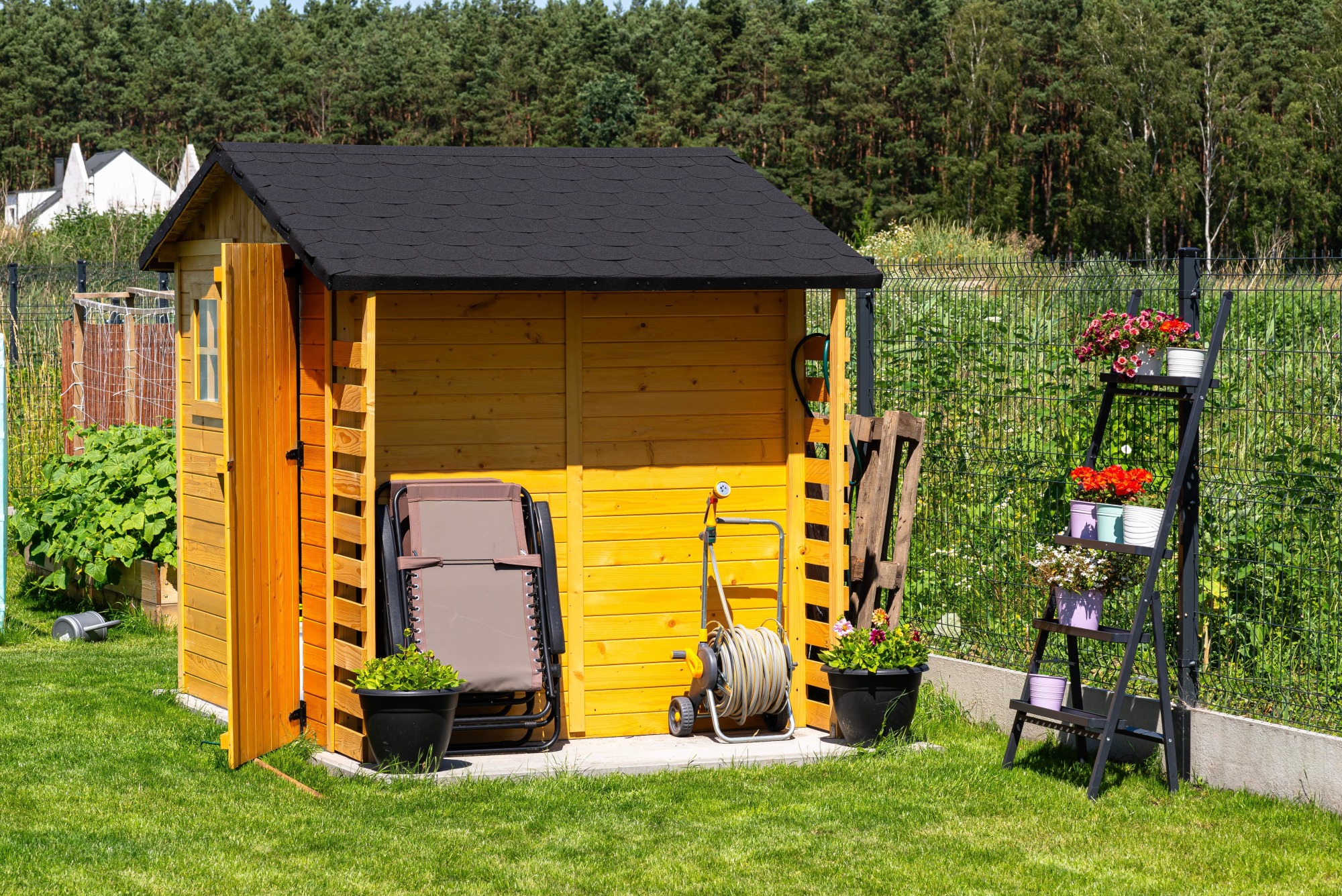 Construction d'abris de jardin en dur